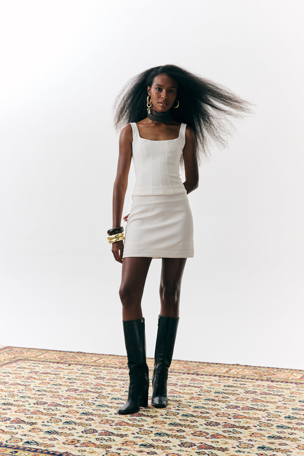 Mini Saia Emília - Off White