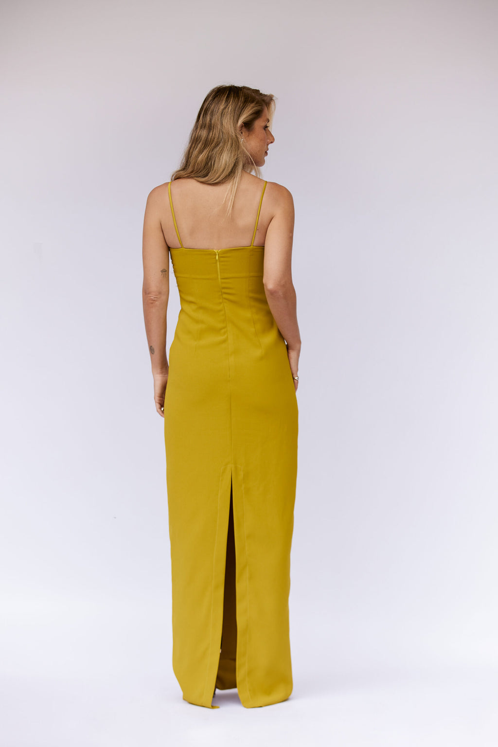 Vestido Bojo Drapeado Francesca - Limoncello