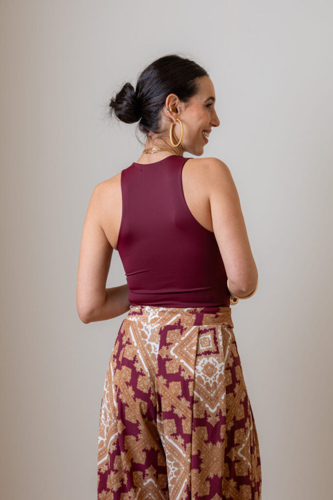 Calça Pantalona Estampada Gypsy