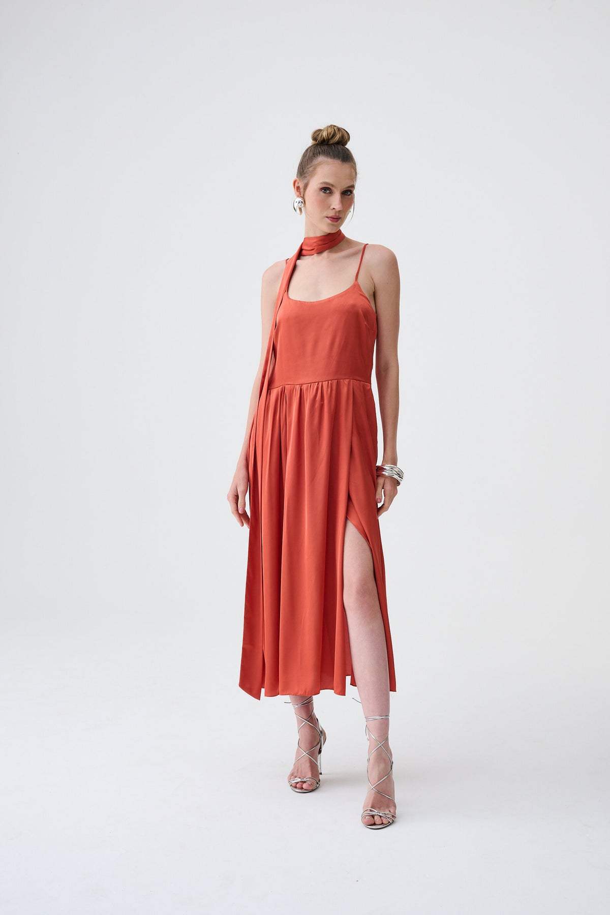 Vestido Giovana - Cobre