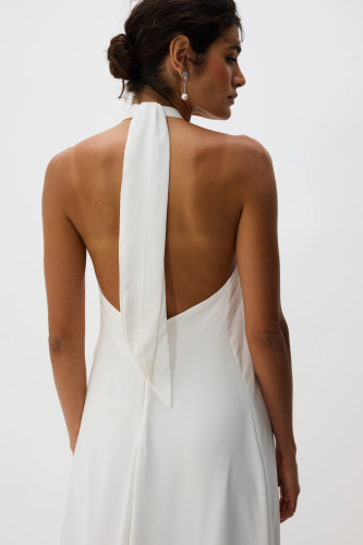 Vestido Longo Frente Única Dih - Off White