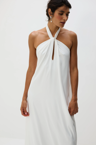 Vestido Longo Frente Única Dih - Off White