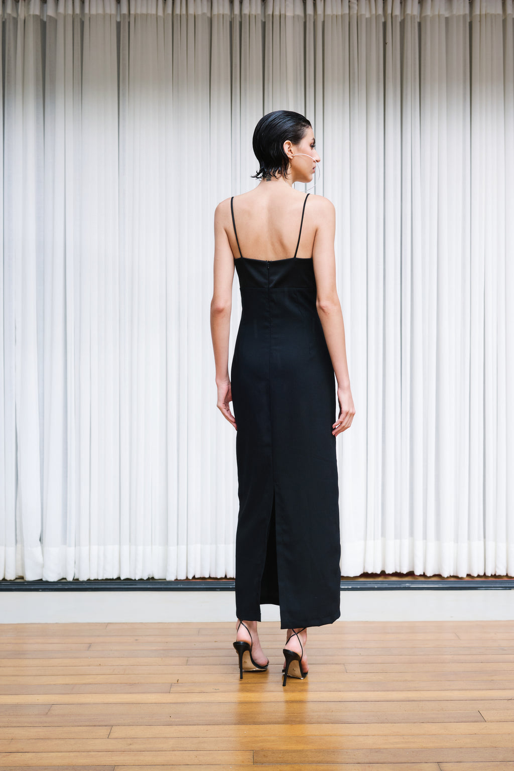 Vestido Bojo Reto Aria - Preto