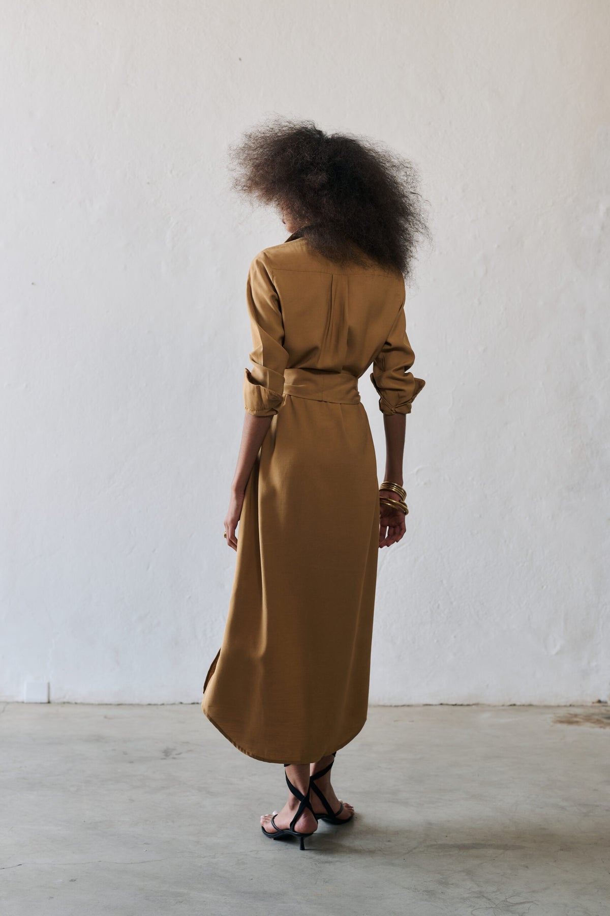 Chemise Midi Luisa - Palha