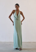 Vestido Degagê Luz - Verde Água