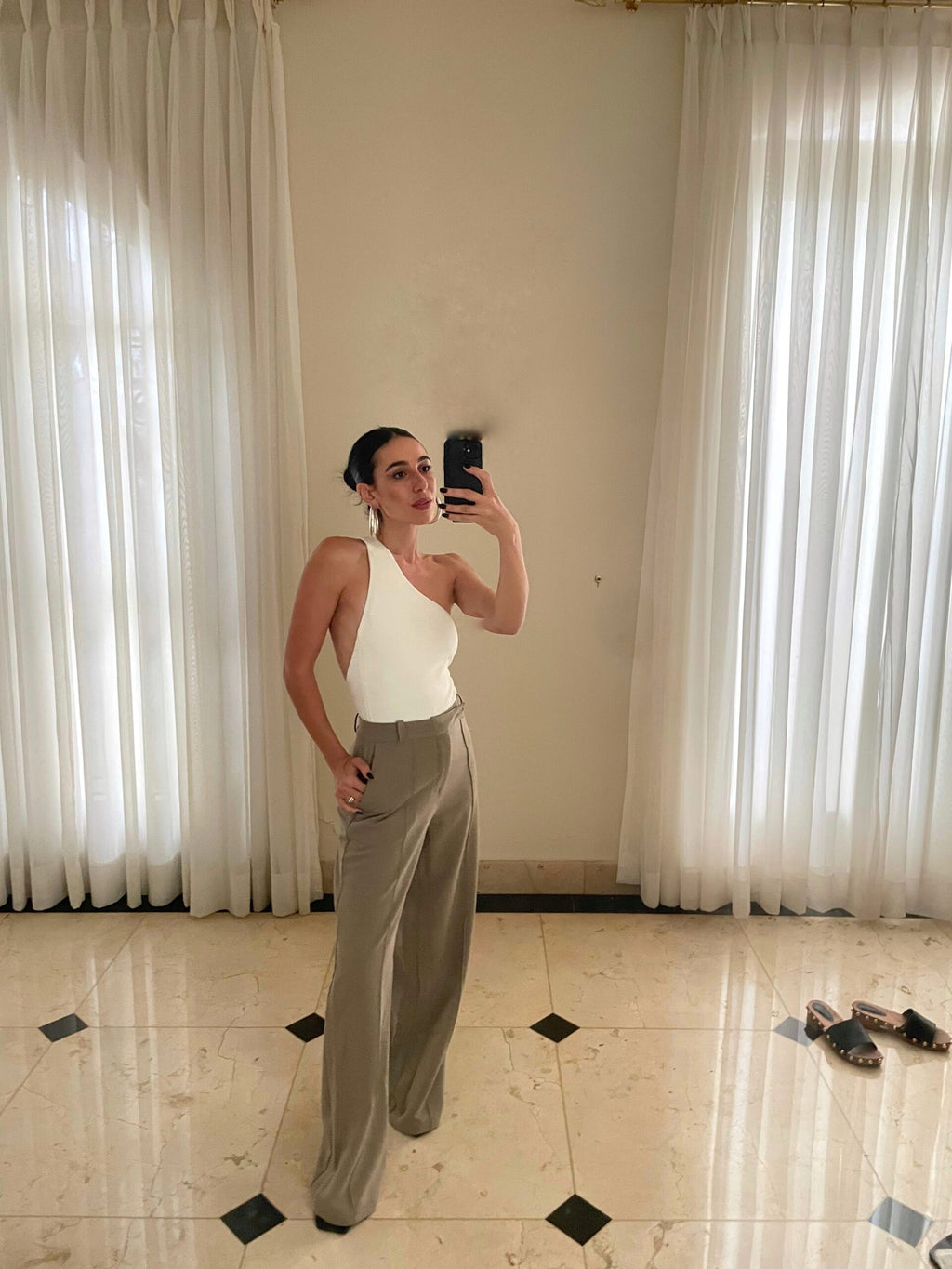 Body Um Ombro Só Chica - Branco