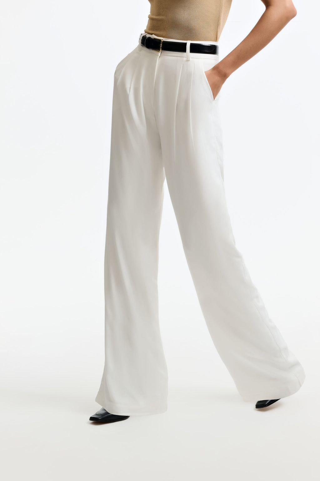 Calça Pantalona Nina - Off White