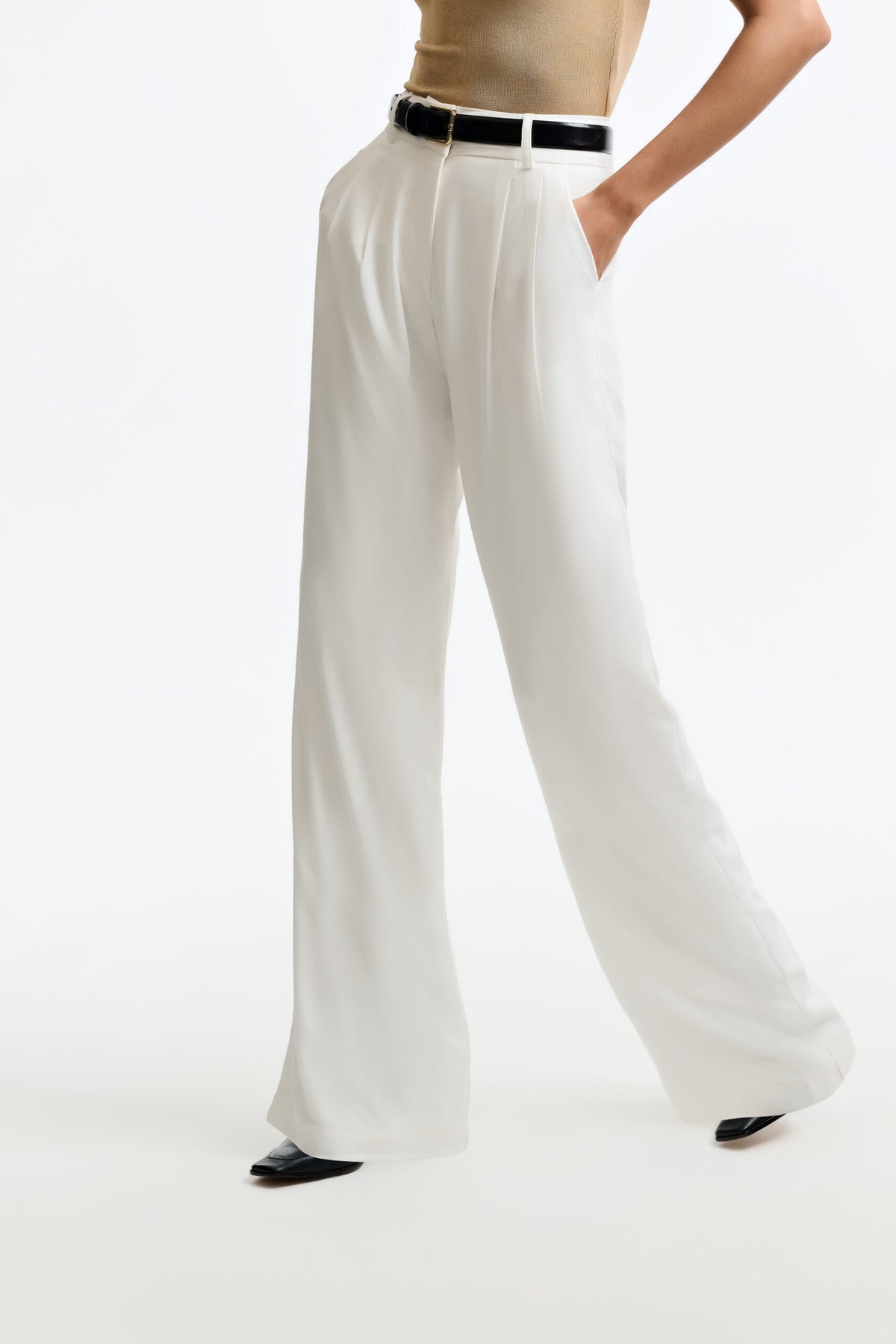 Calça Pantalona Nina - Off White
