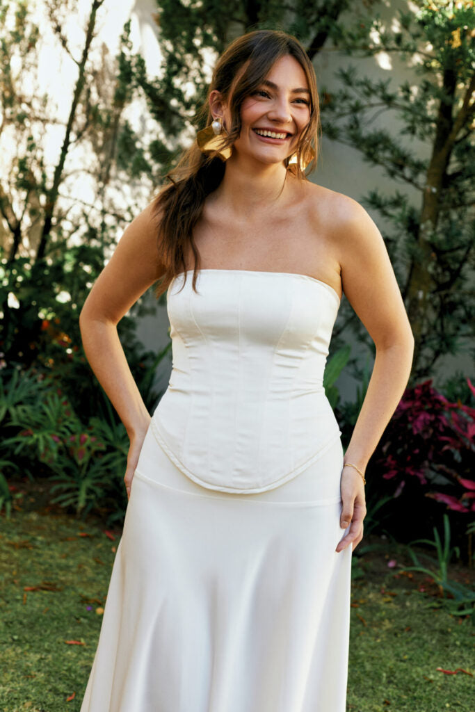 Corset Estruturado Serena - Off white