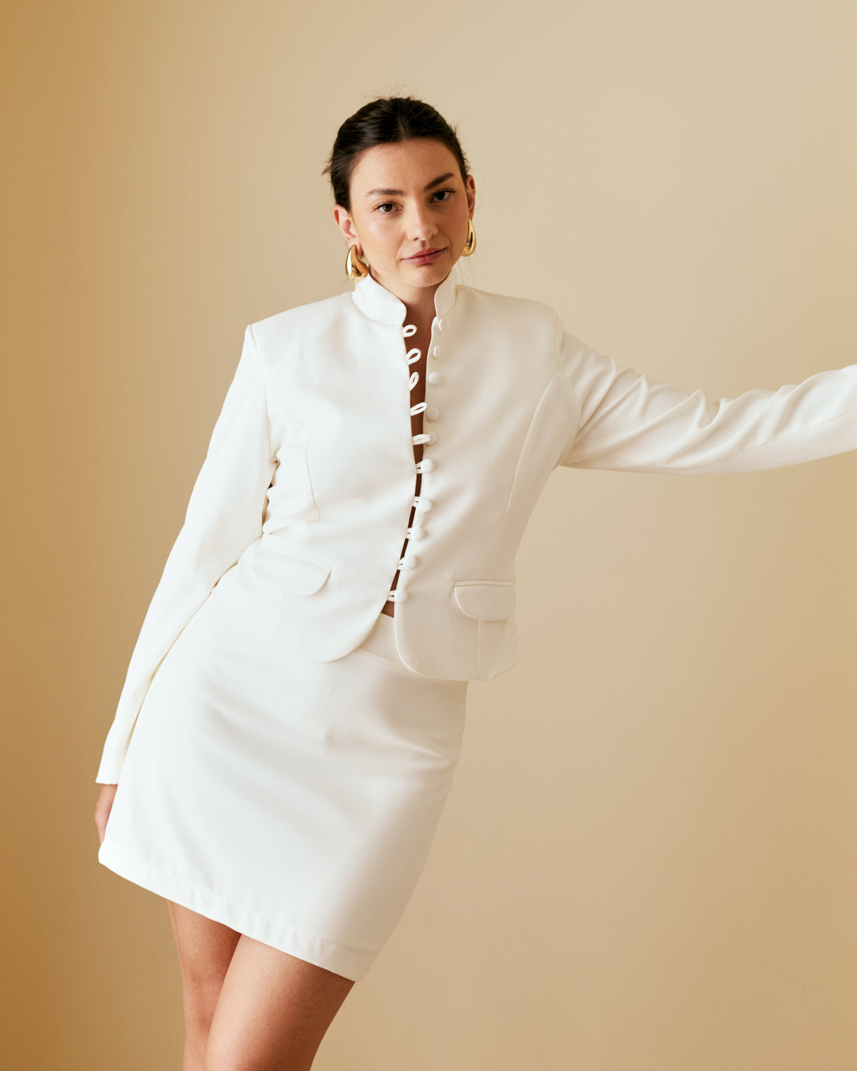 Mini Saia Emília - Off White