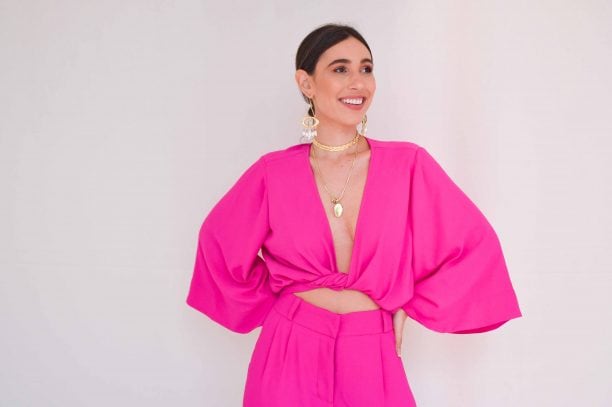 quimono rosa