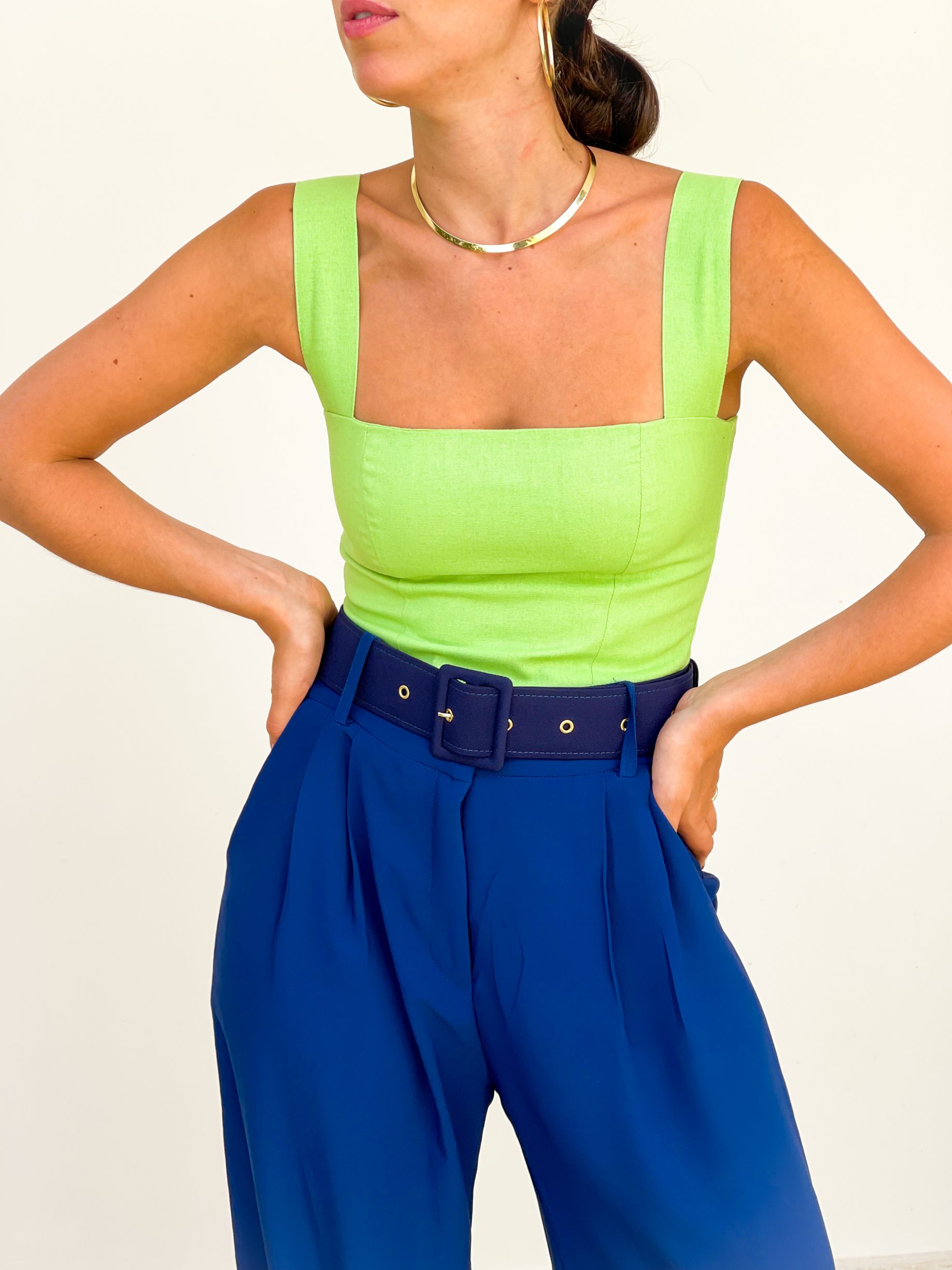 Blusa Marquesa - Verde Lima - Imagem 4