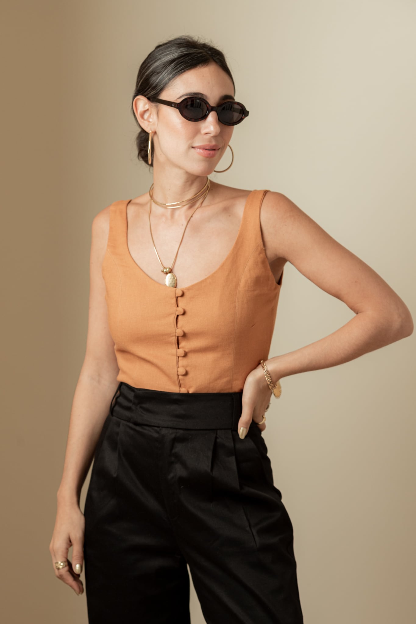Corset Rita - Camelo