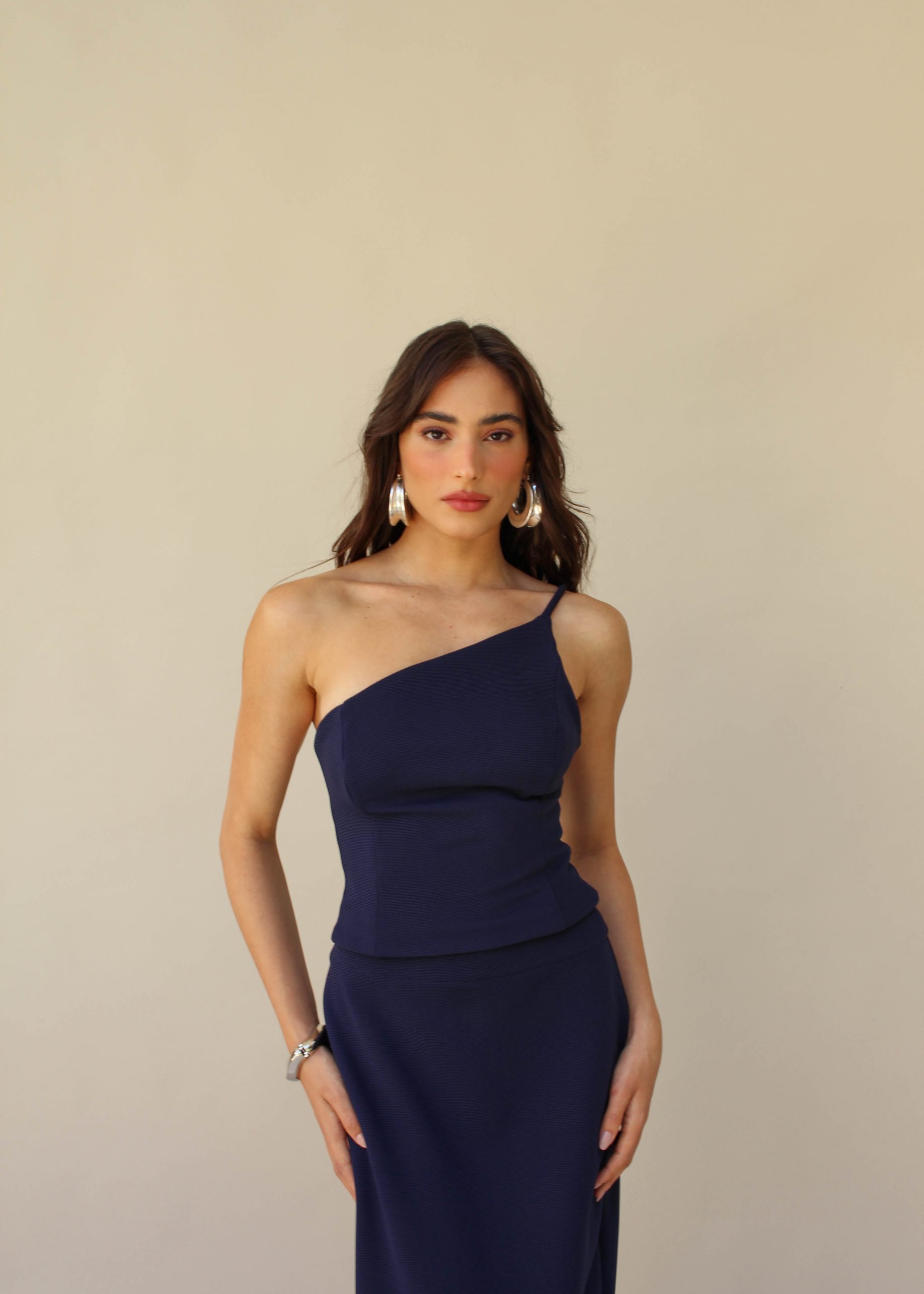 Blusa Clau - Azul Marinho