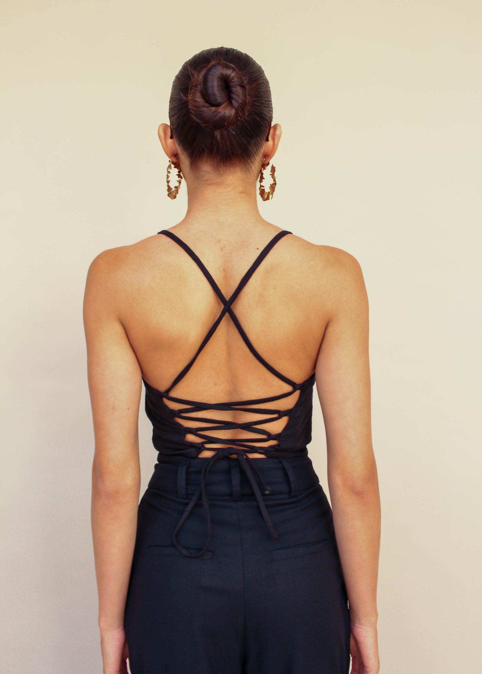 Calça Pantalona Eliza - Preta - Imagem 5