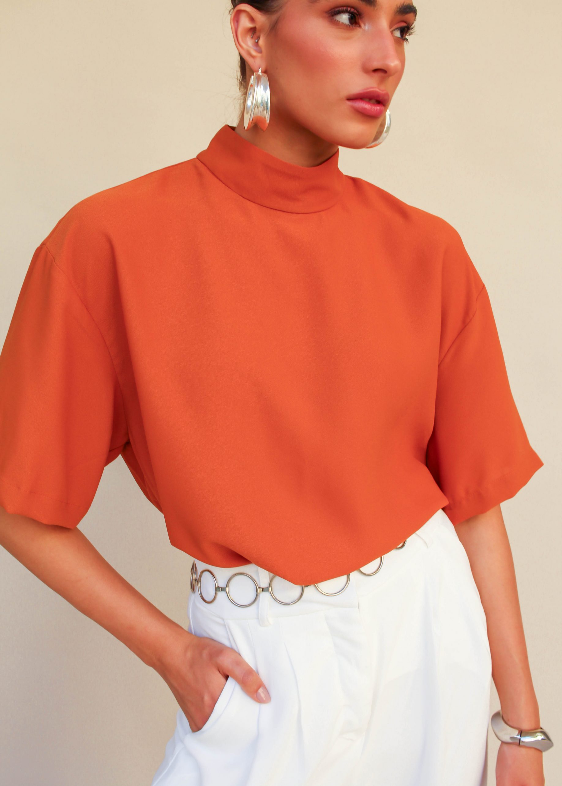 Blusa Luba - Caramelo