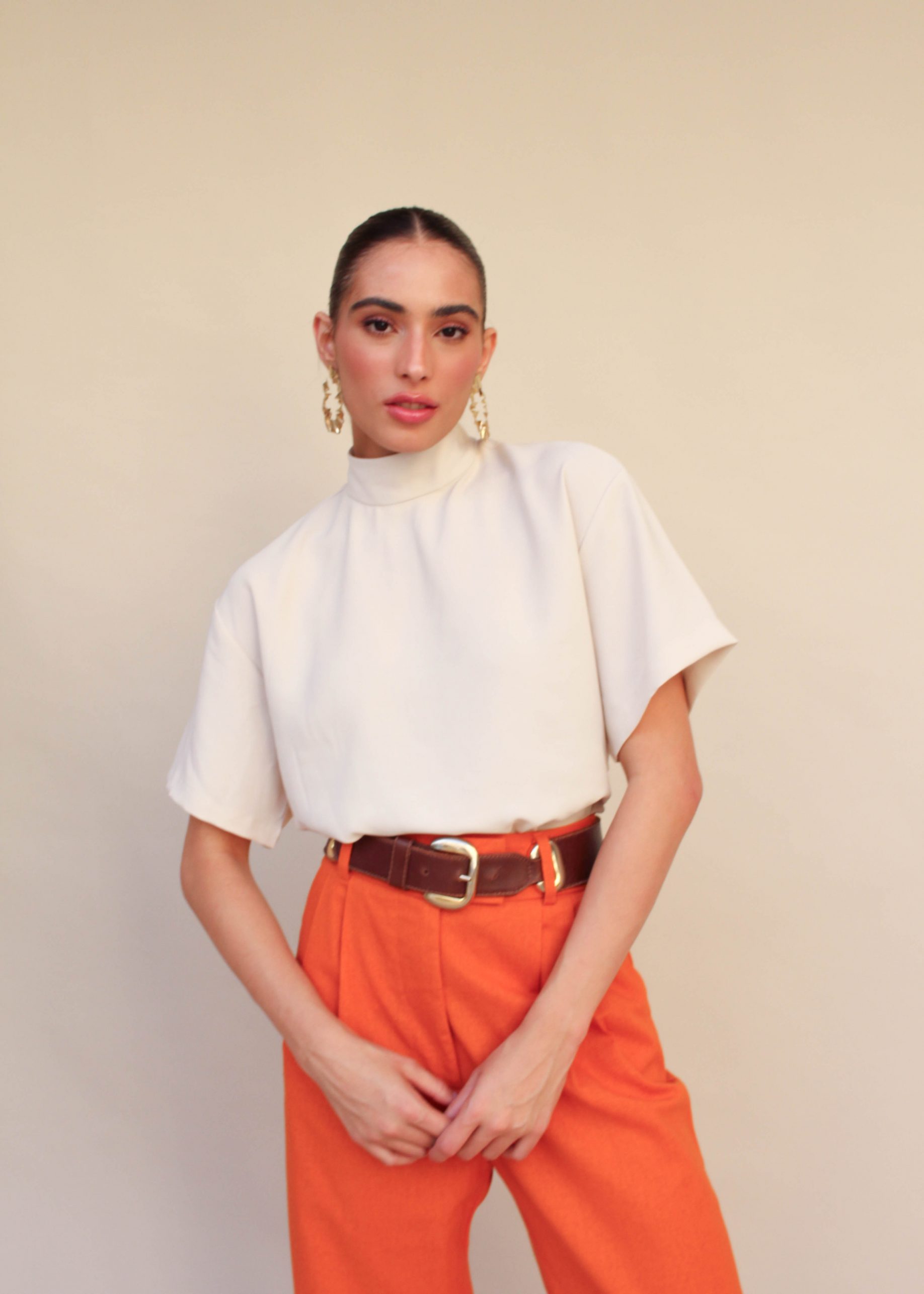 Calça Pantalona Eliza - Cenoura - Imagem 5