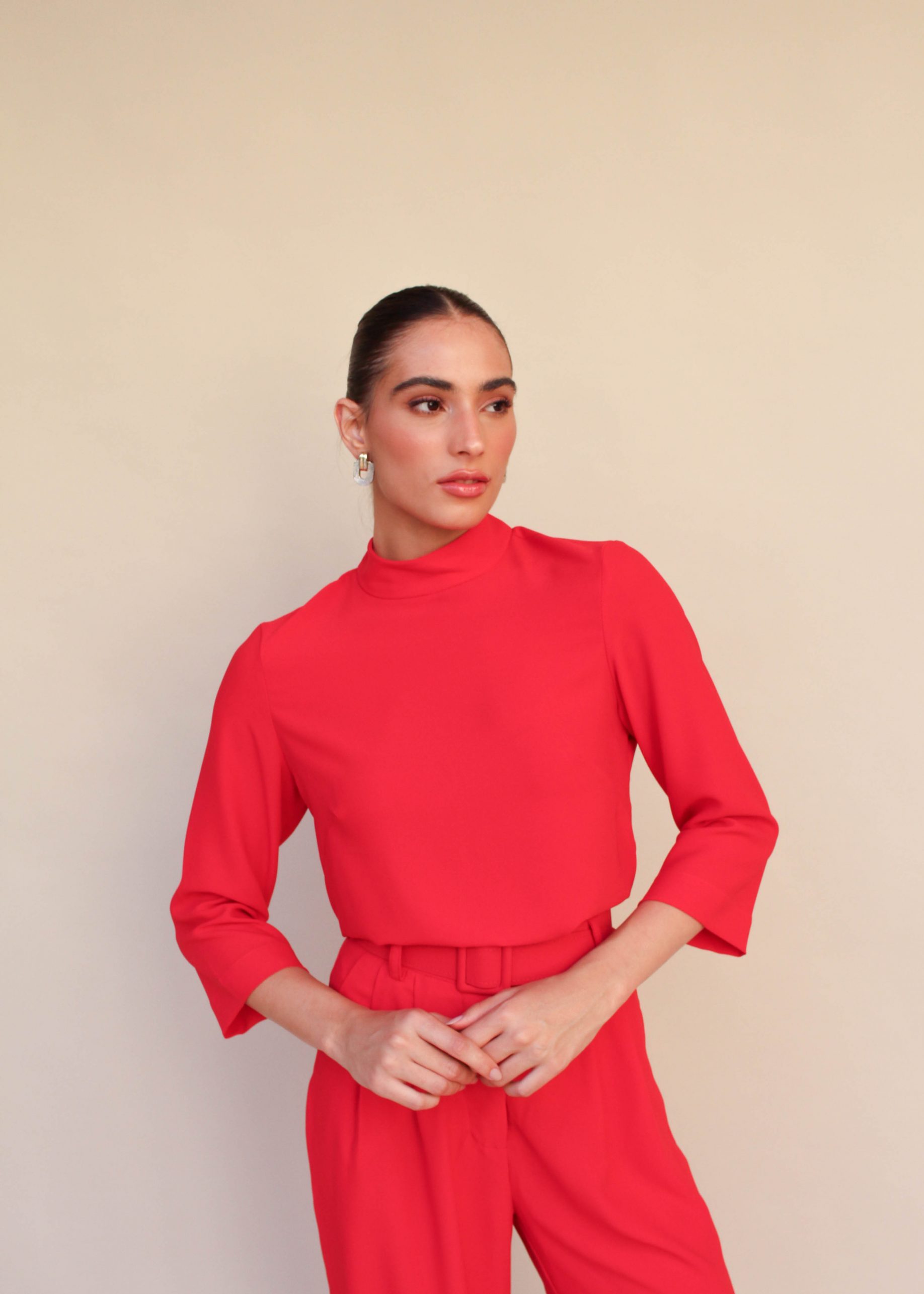 Blusa Tina - Vermelha