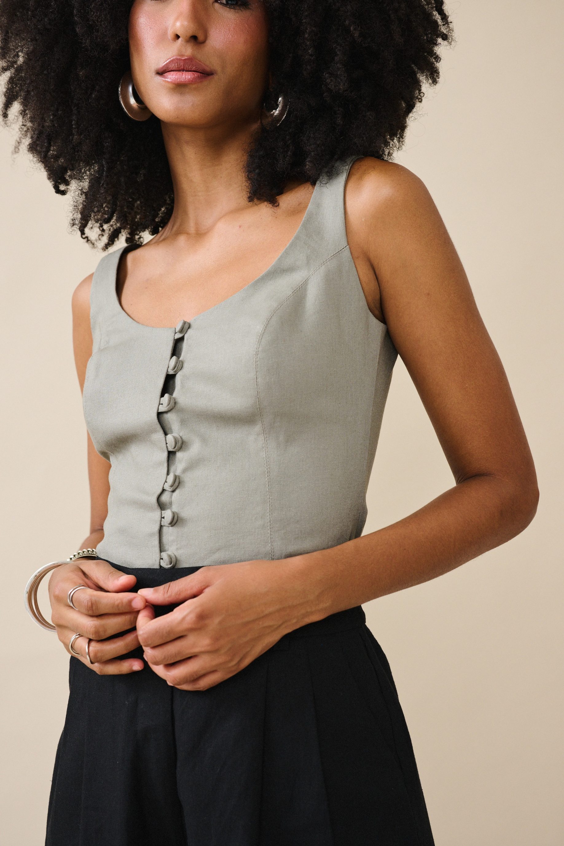 Corset Rita - Cinza - Imagem 3