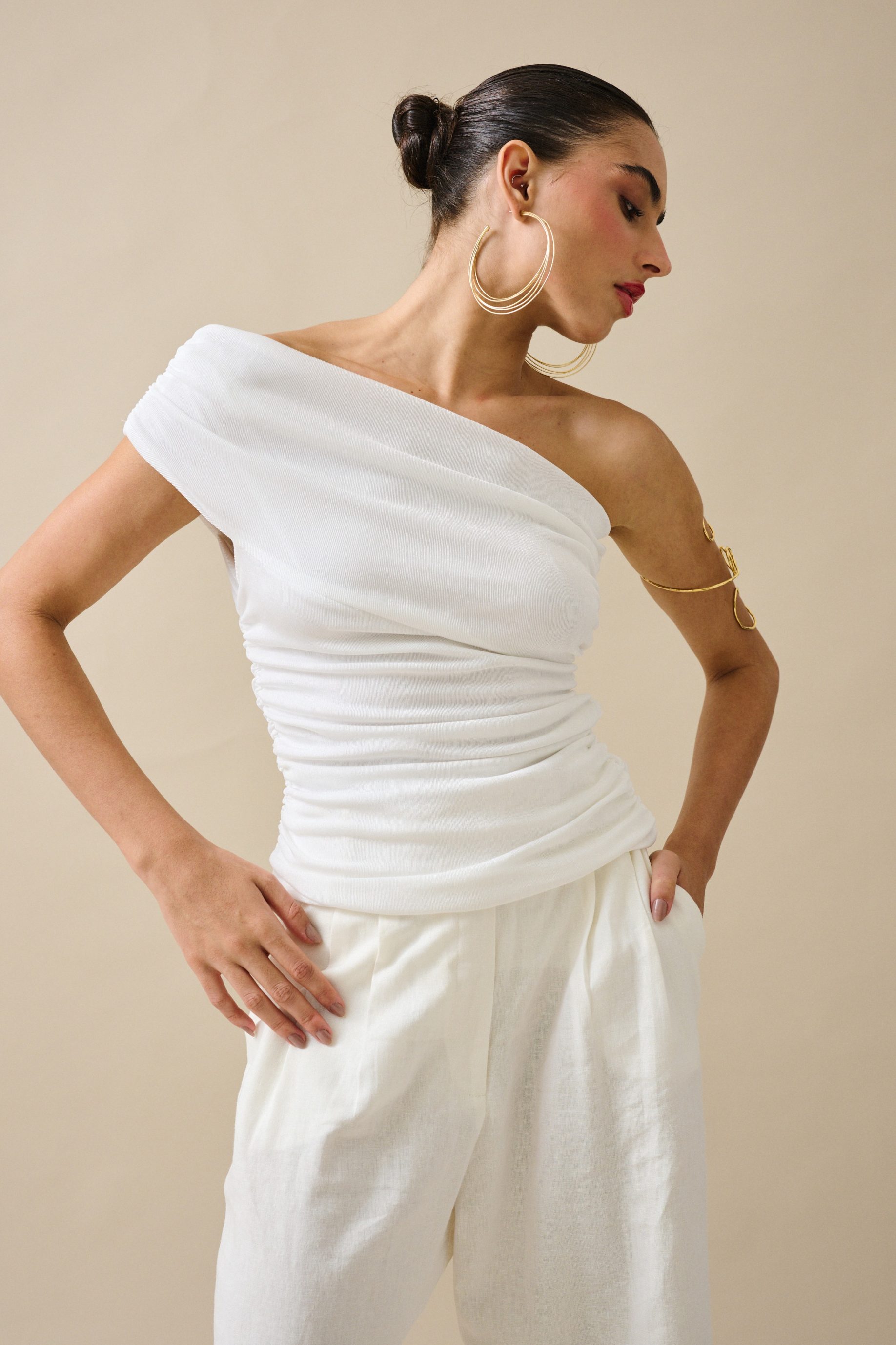 Blusa Vitória - Off White - Imagem 3