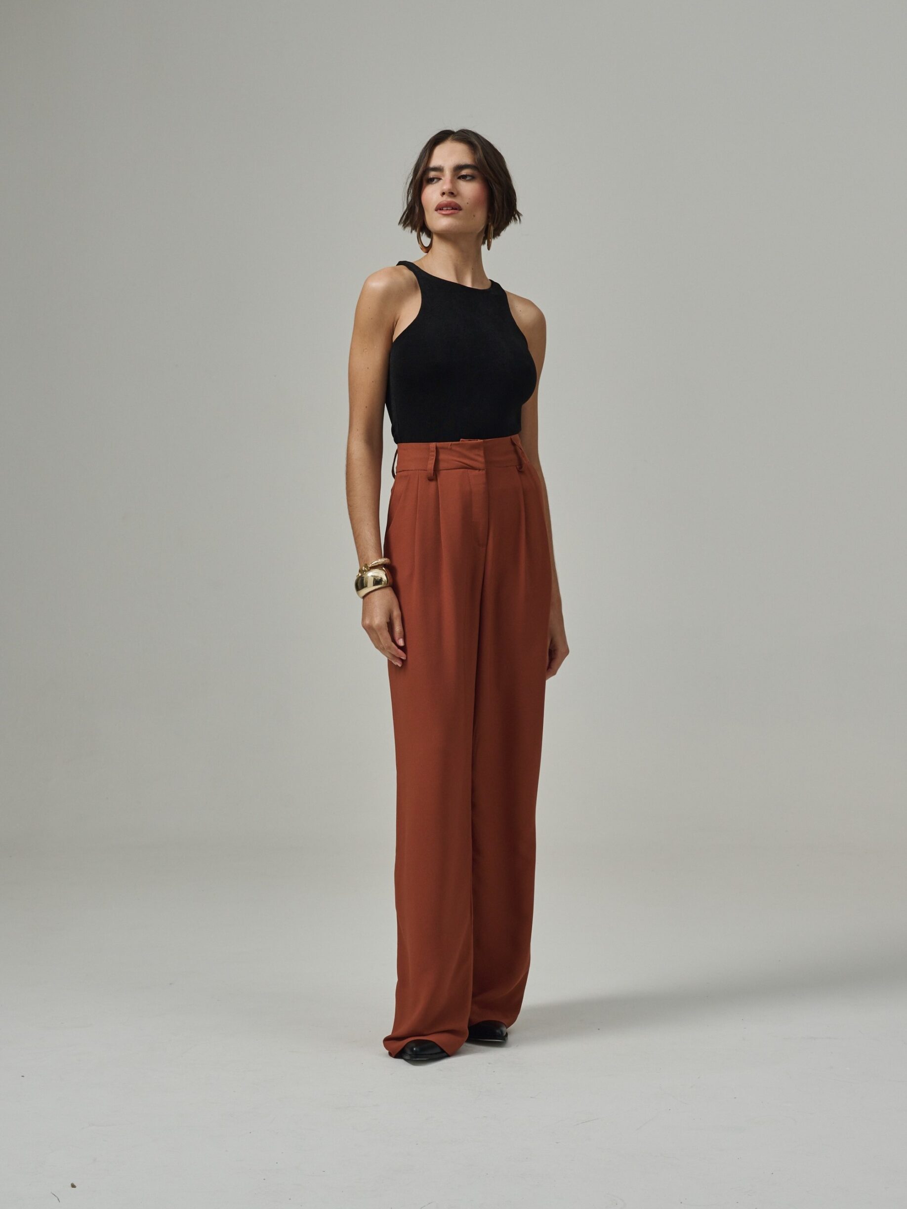 Pantalona Nina - Marrom