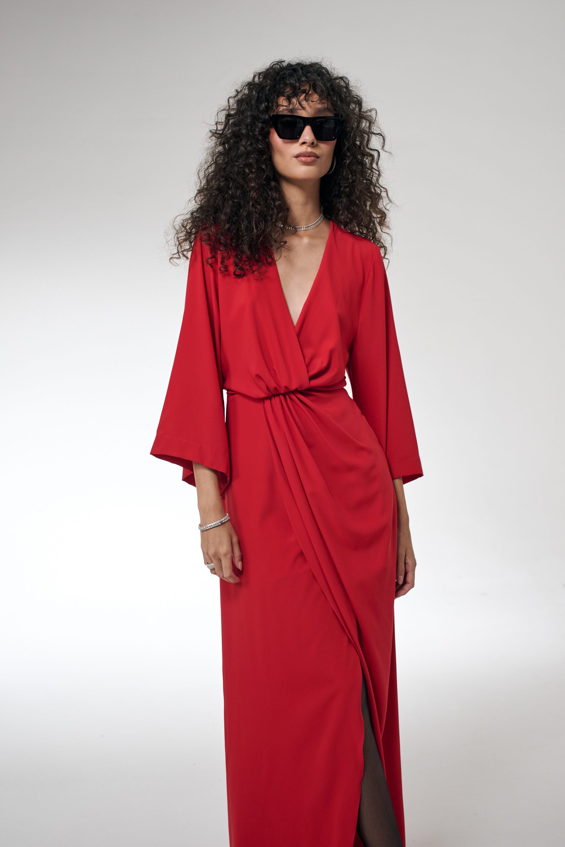 Vestido Camélia - Vermelho - Imagem 3