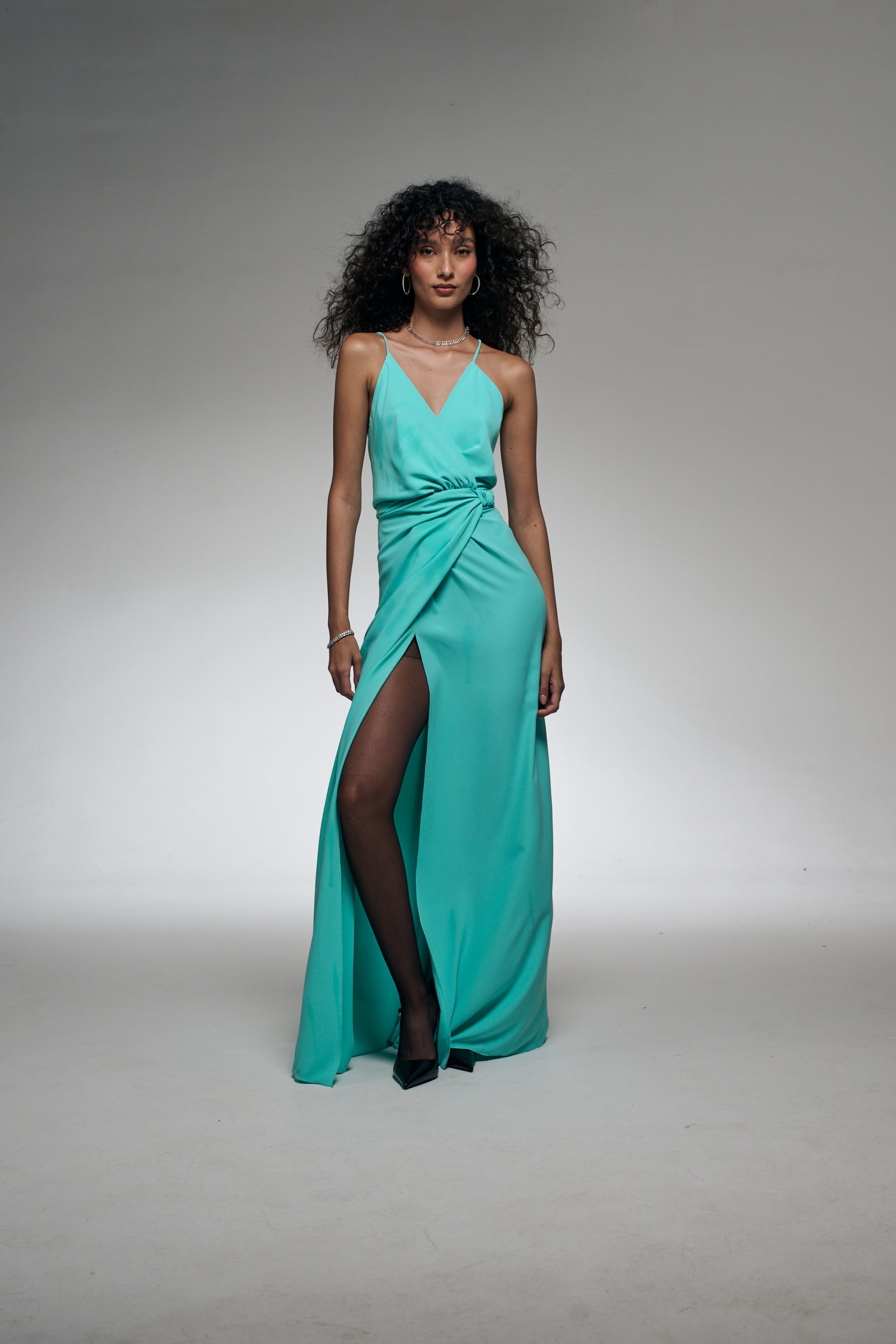 Vestido Pri - Verde água