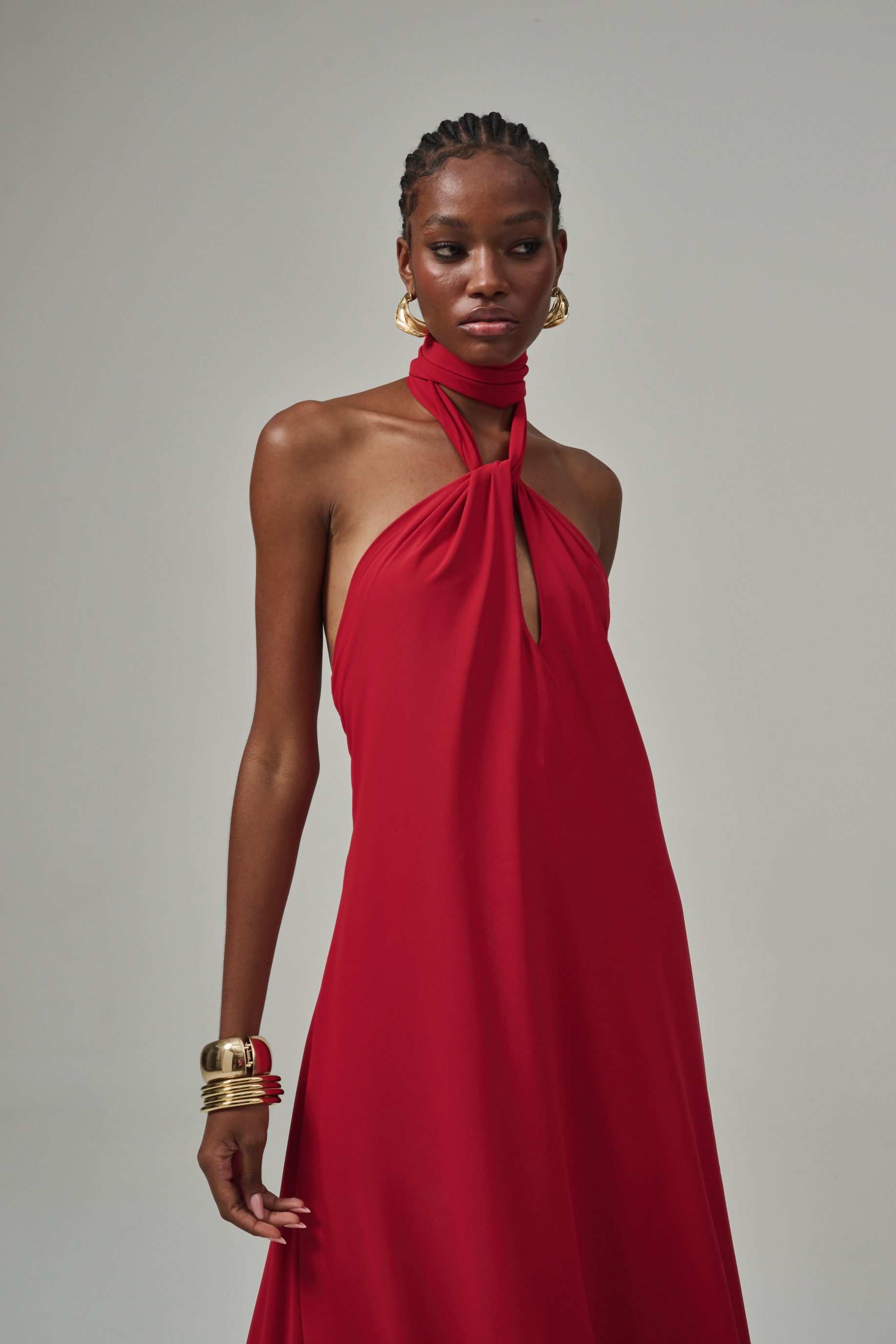 Vestido Dih - Vermelho Cereja - Imagem 3