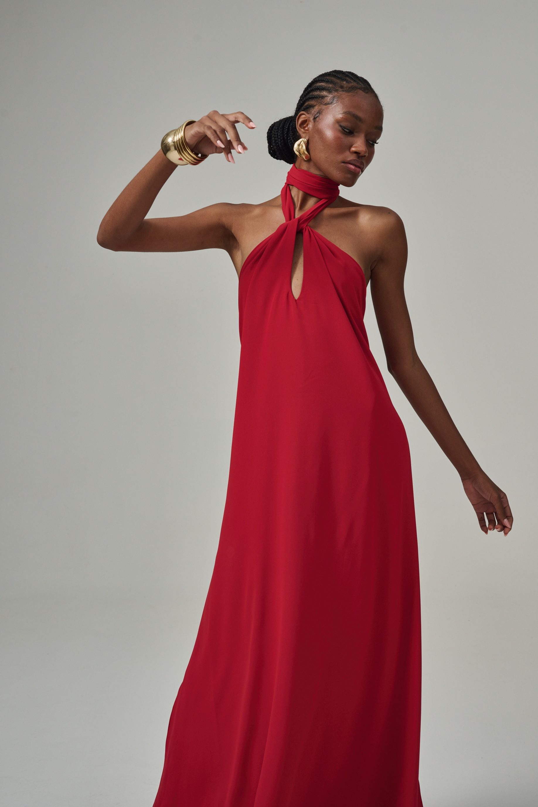 Vestido Dih - Vermelho Cereja - Imagem 4