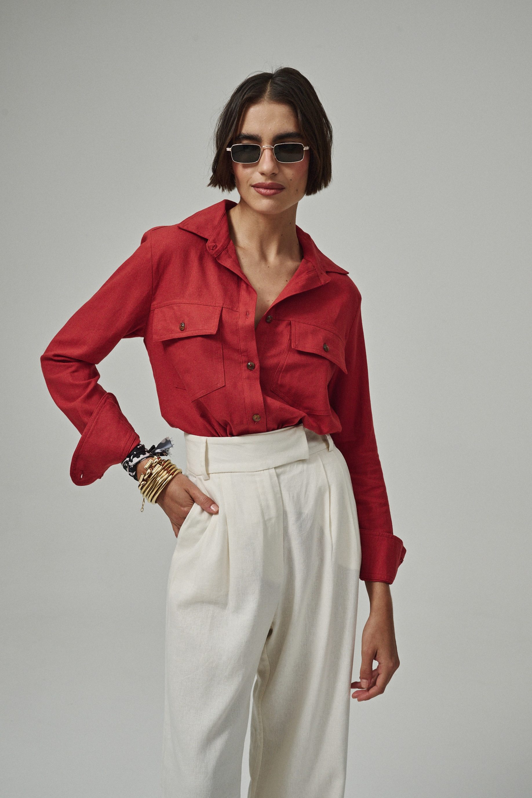 Camisa Cora - Terra