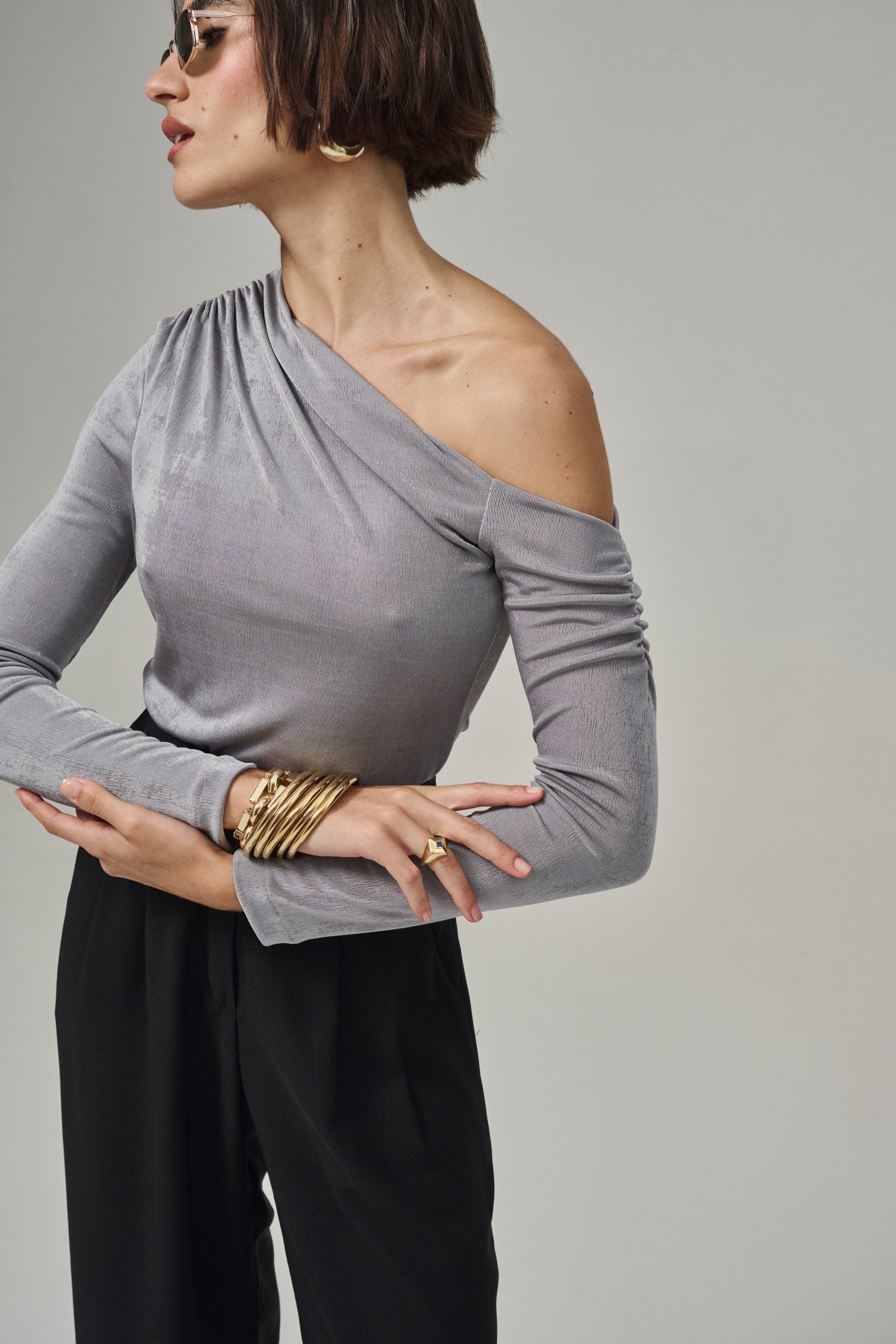 Blusa Helô - Cinza - Imagem 4