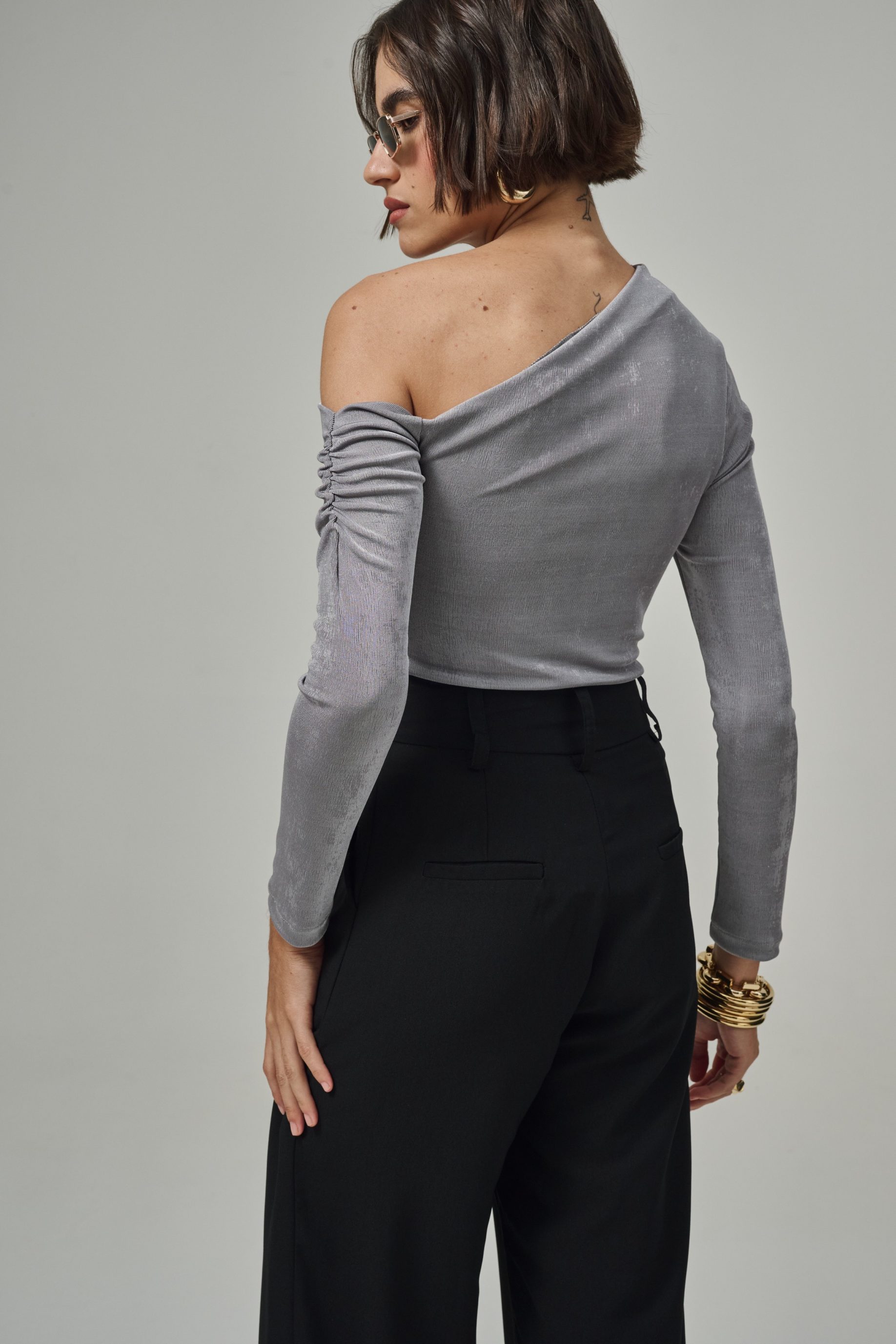 Blusa Helô - Cinza - Imagem 5