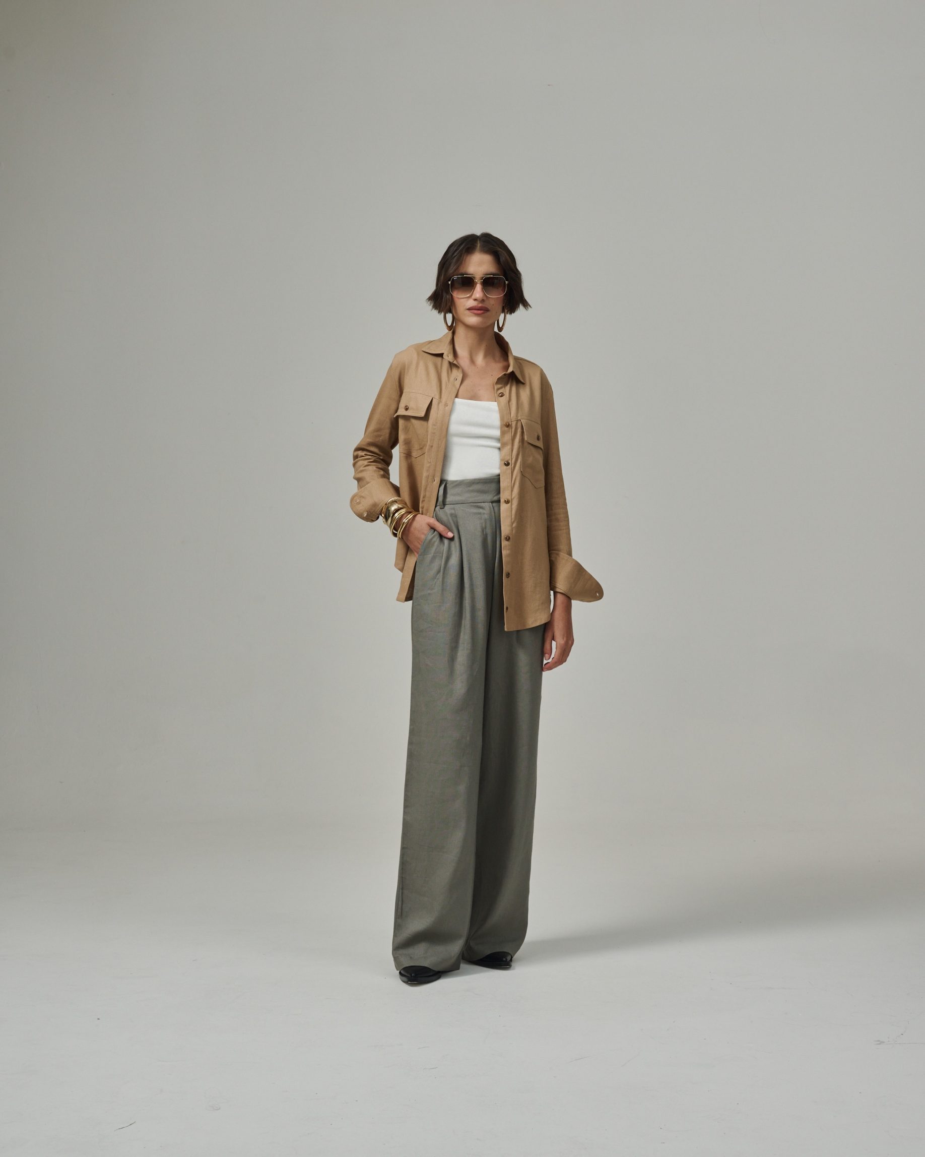 Camisa Cora - Palha - Imagem 3