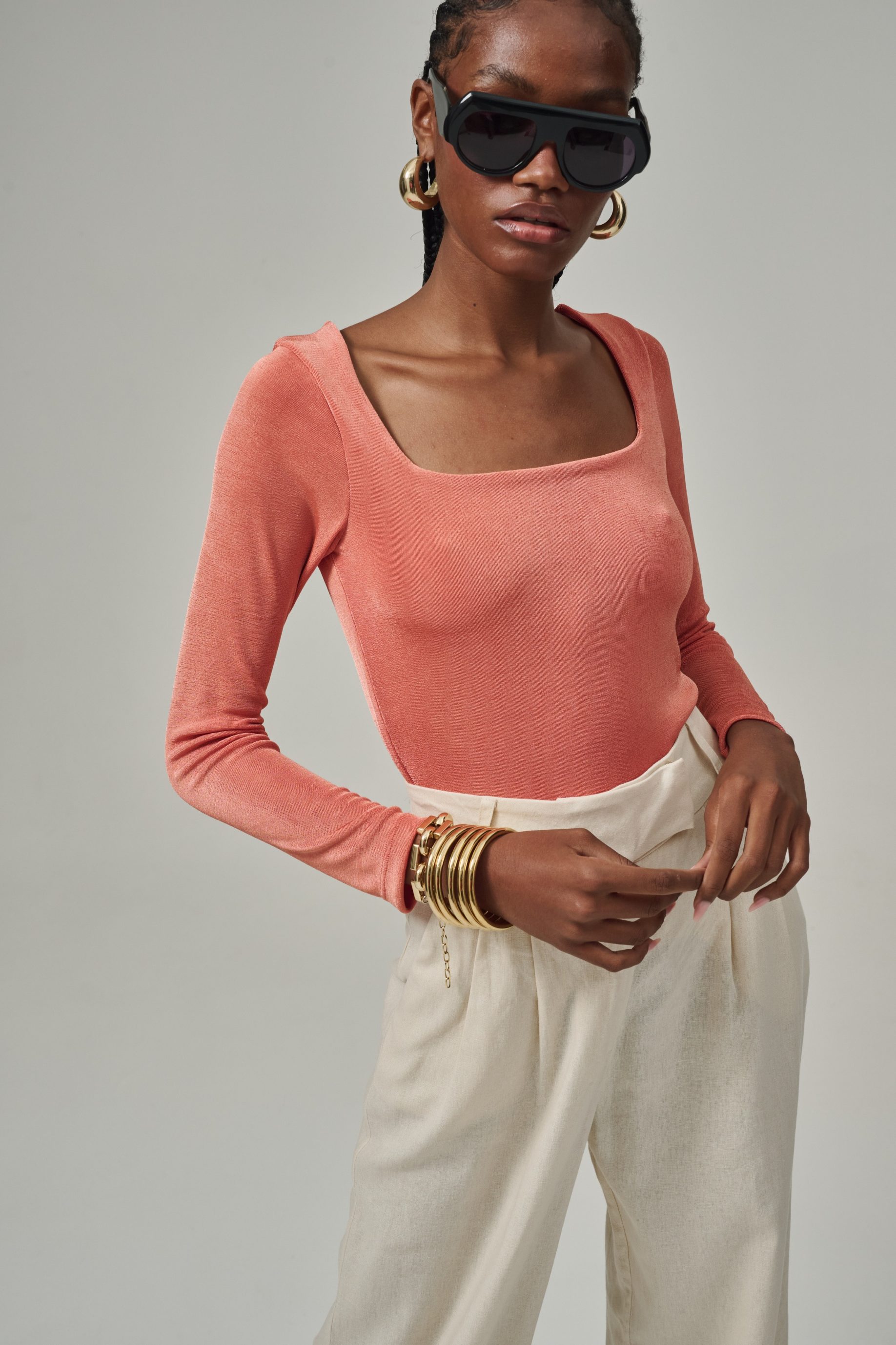 Blusa Verena - Goiaba