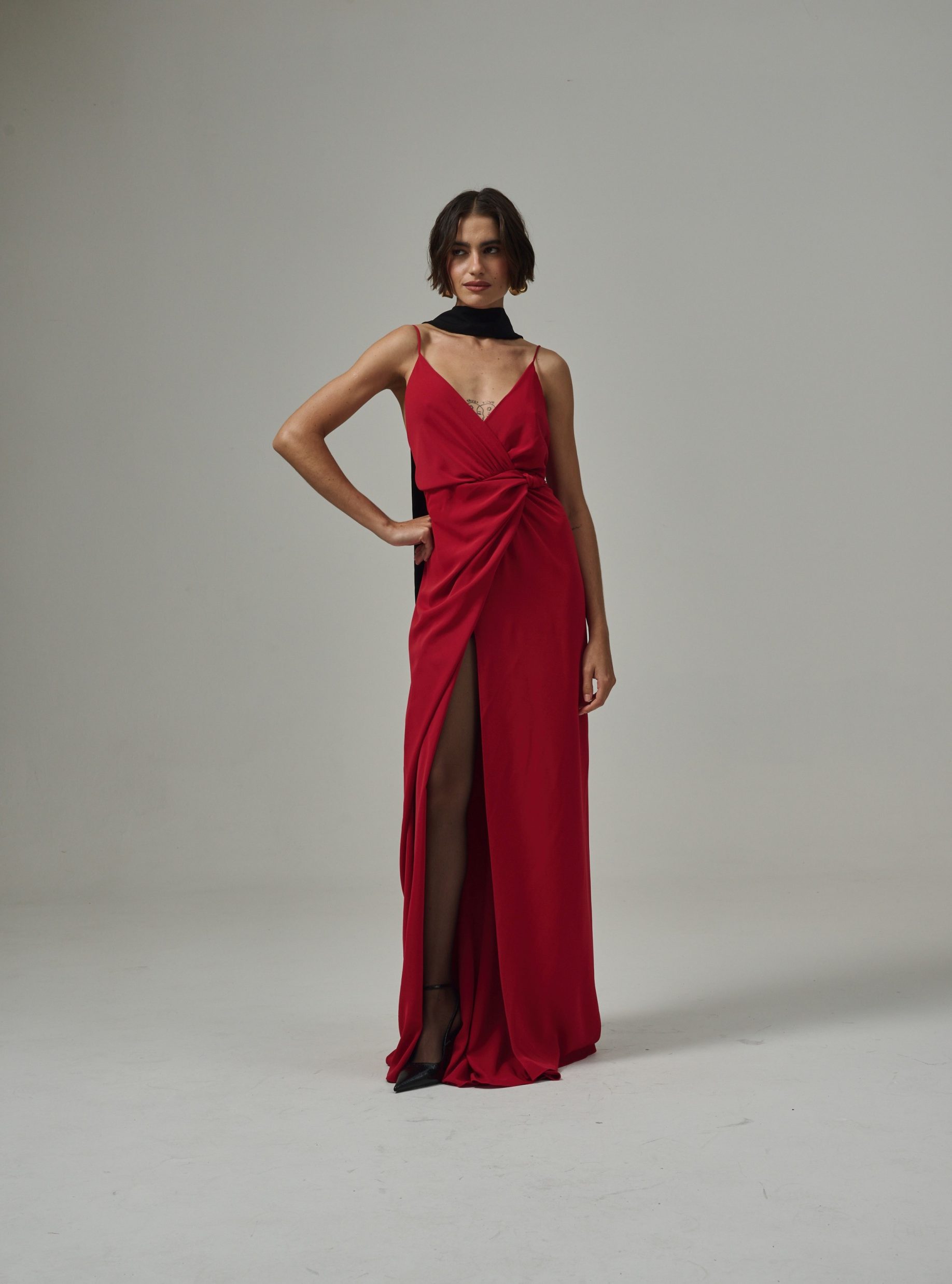 Vestido Pri - Cereja