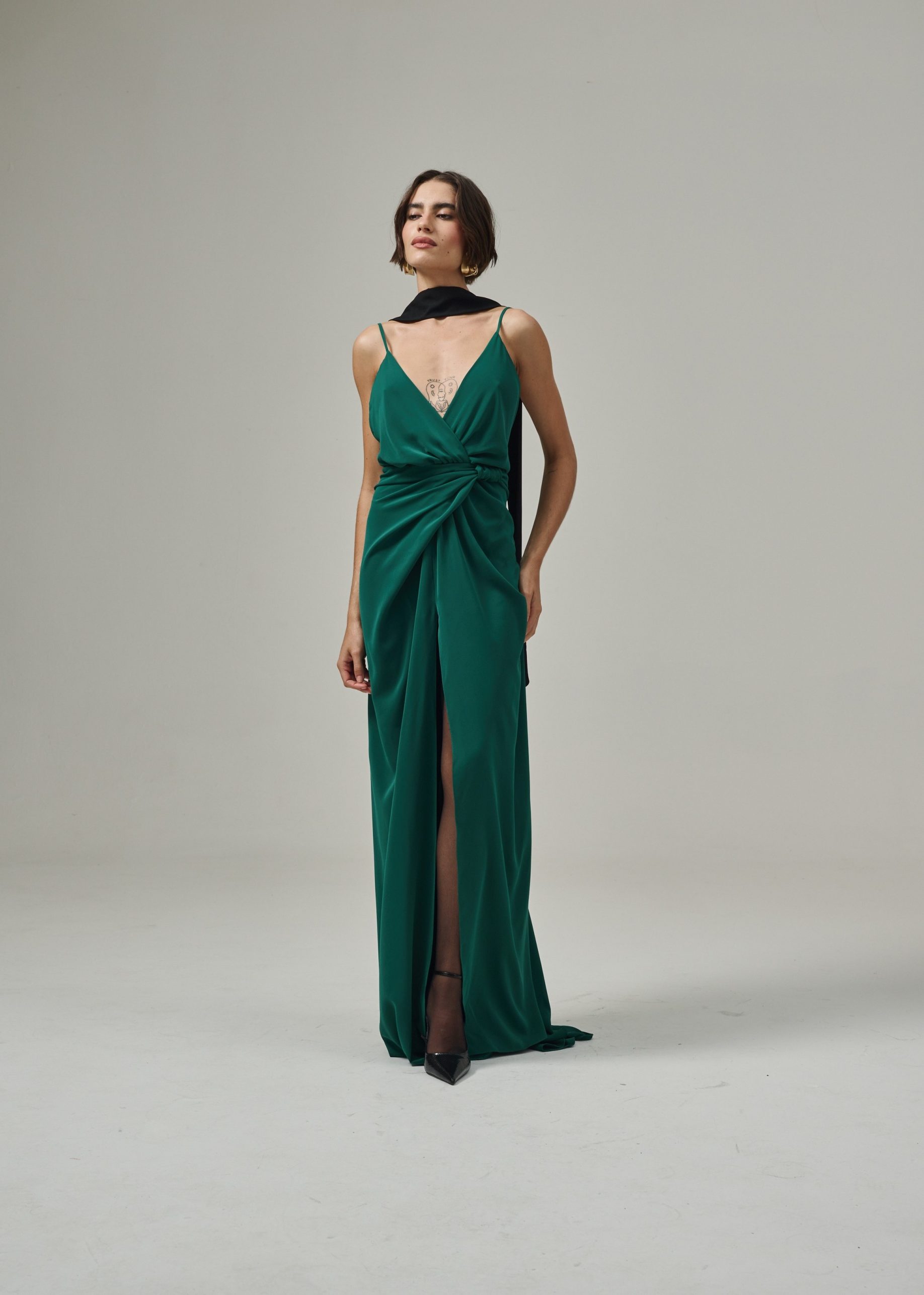 Vestido Pri - Verde Esmeralda