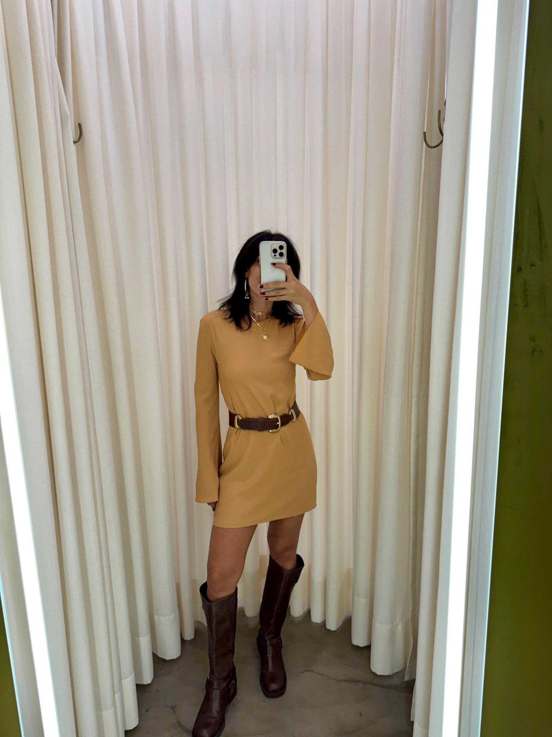 Vestido Natasha - Camelo - Imagem 6