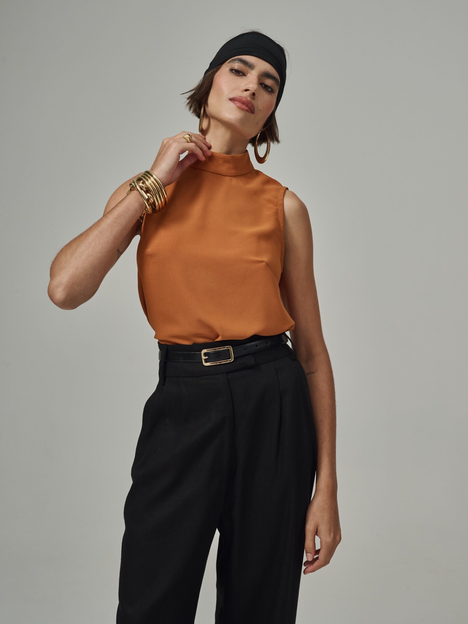 Blusa Tininha - Caramelo