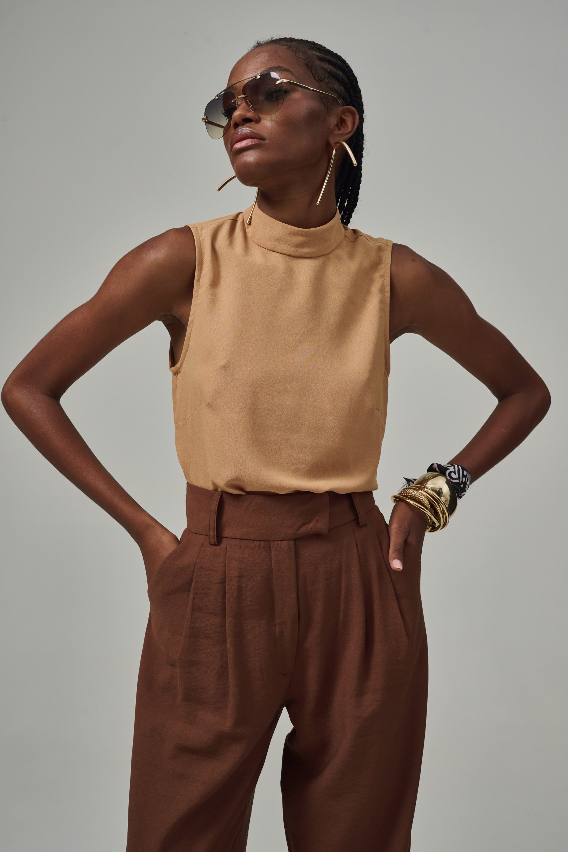 Blusa Tininha - Camelo