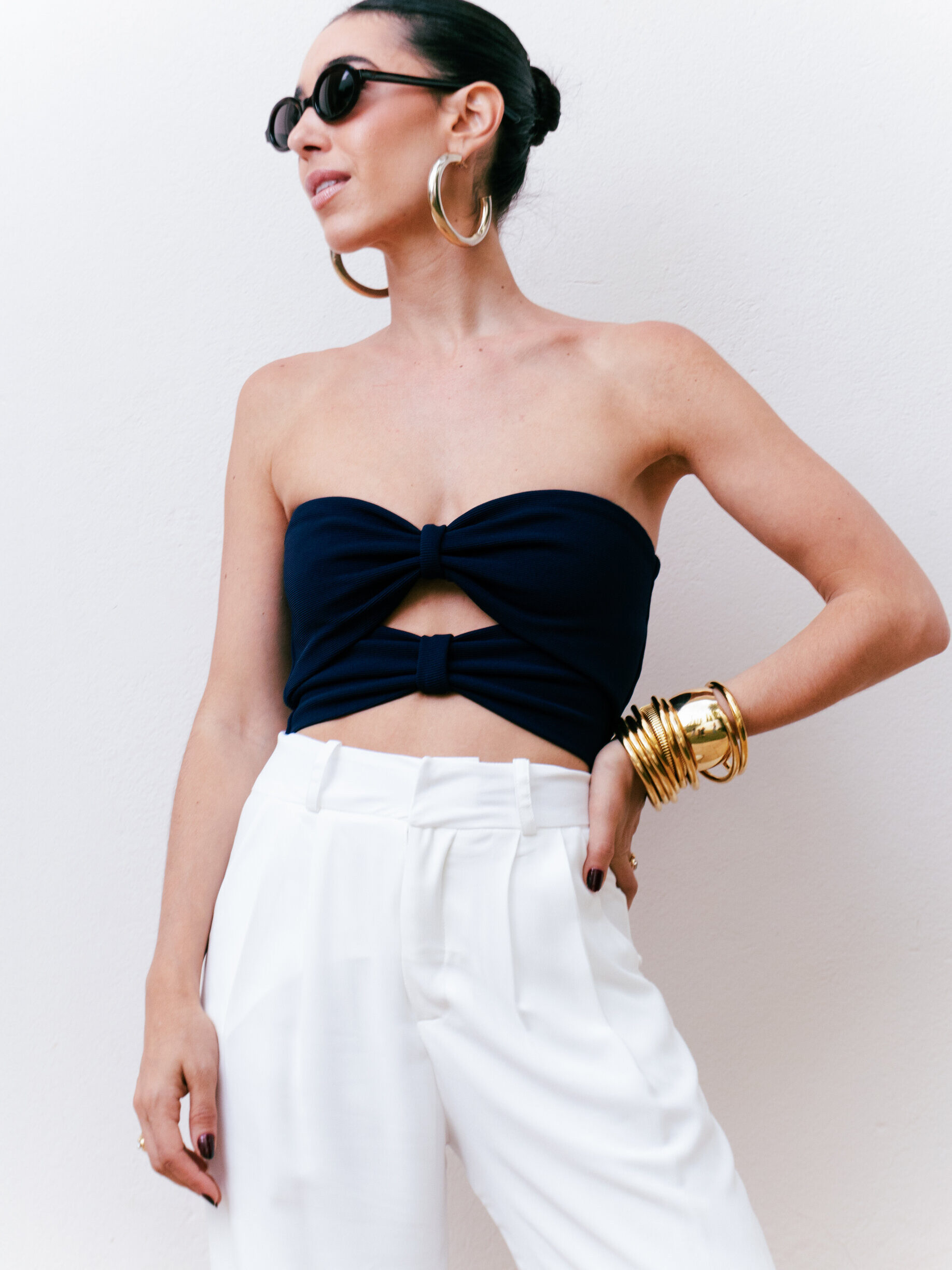 Top Manolla - Azul Marinho