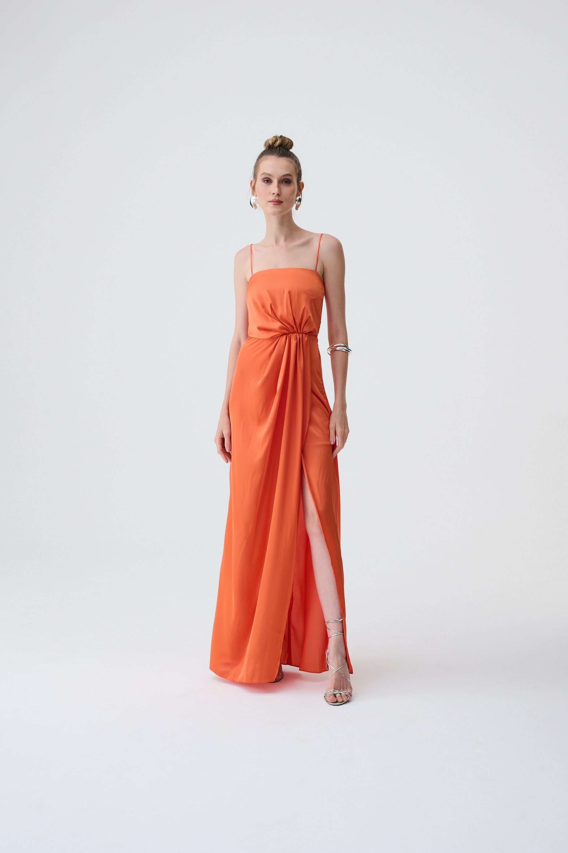 Vestido Aurora - Laranja Pitanga - Imagem 4