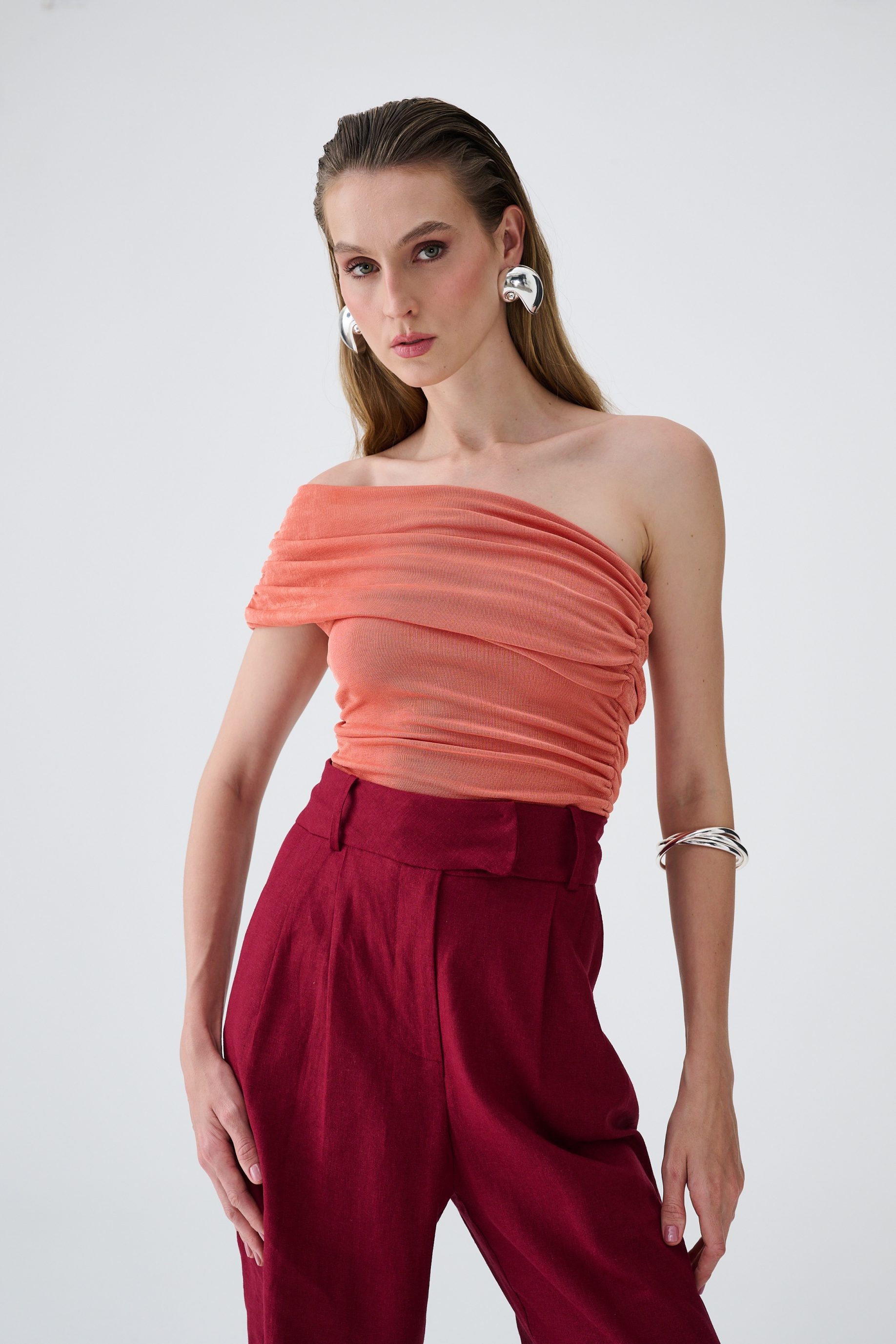 Blusa Vitória - Goiaba