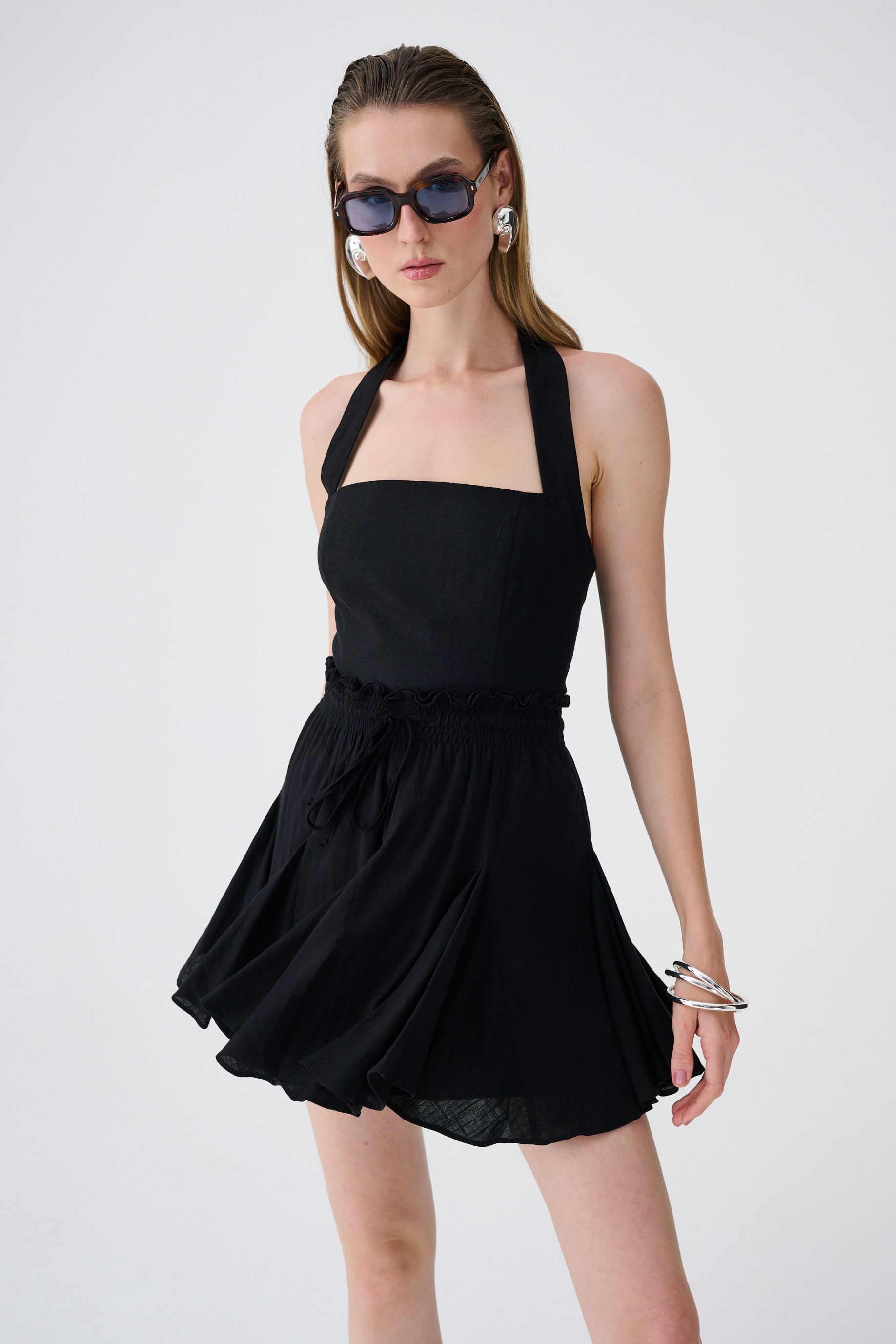 Corset  Amarração Ana - Preto