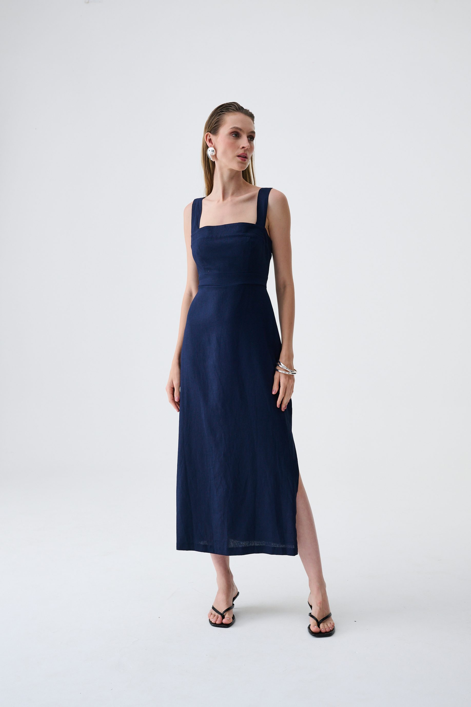 Vestido Paty - Azul Marinho