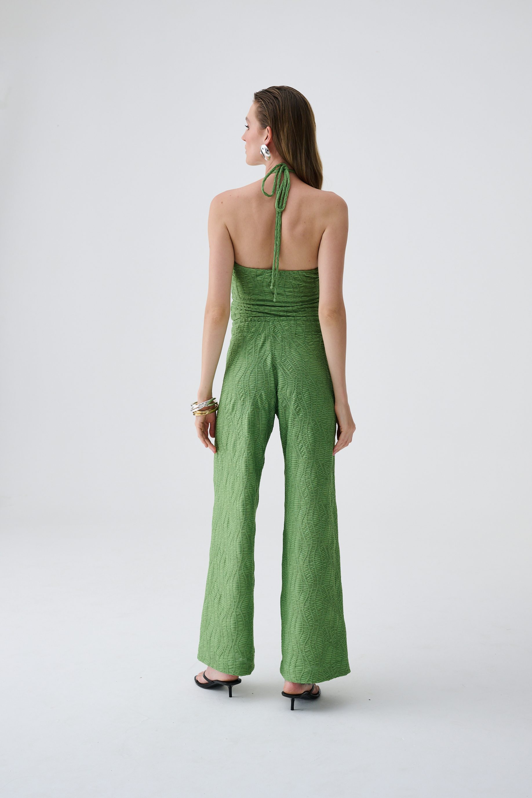Calça Texturizada Kika - Verde - Imagem 4