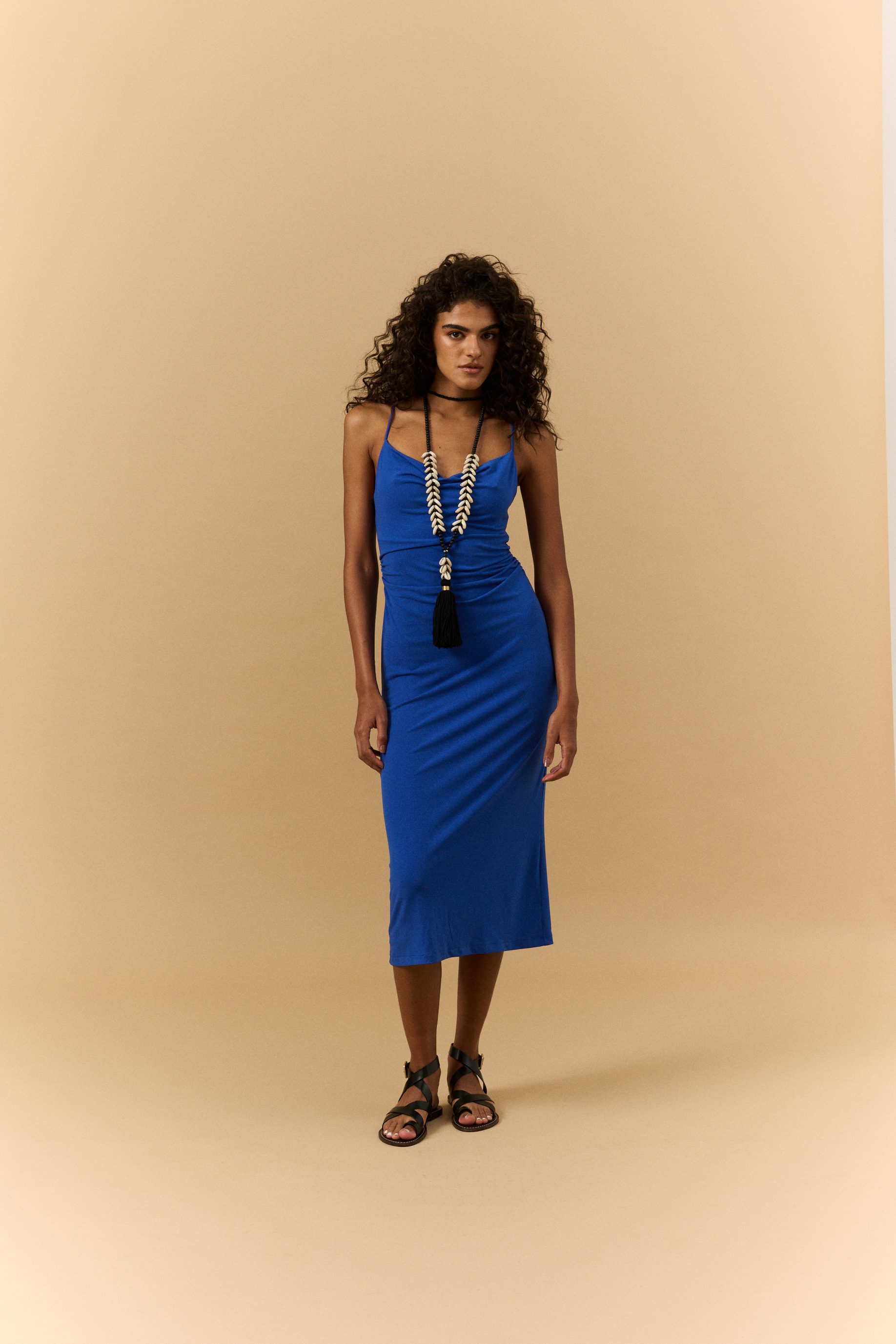 Vestido de Malha Lupita - Azul