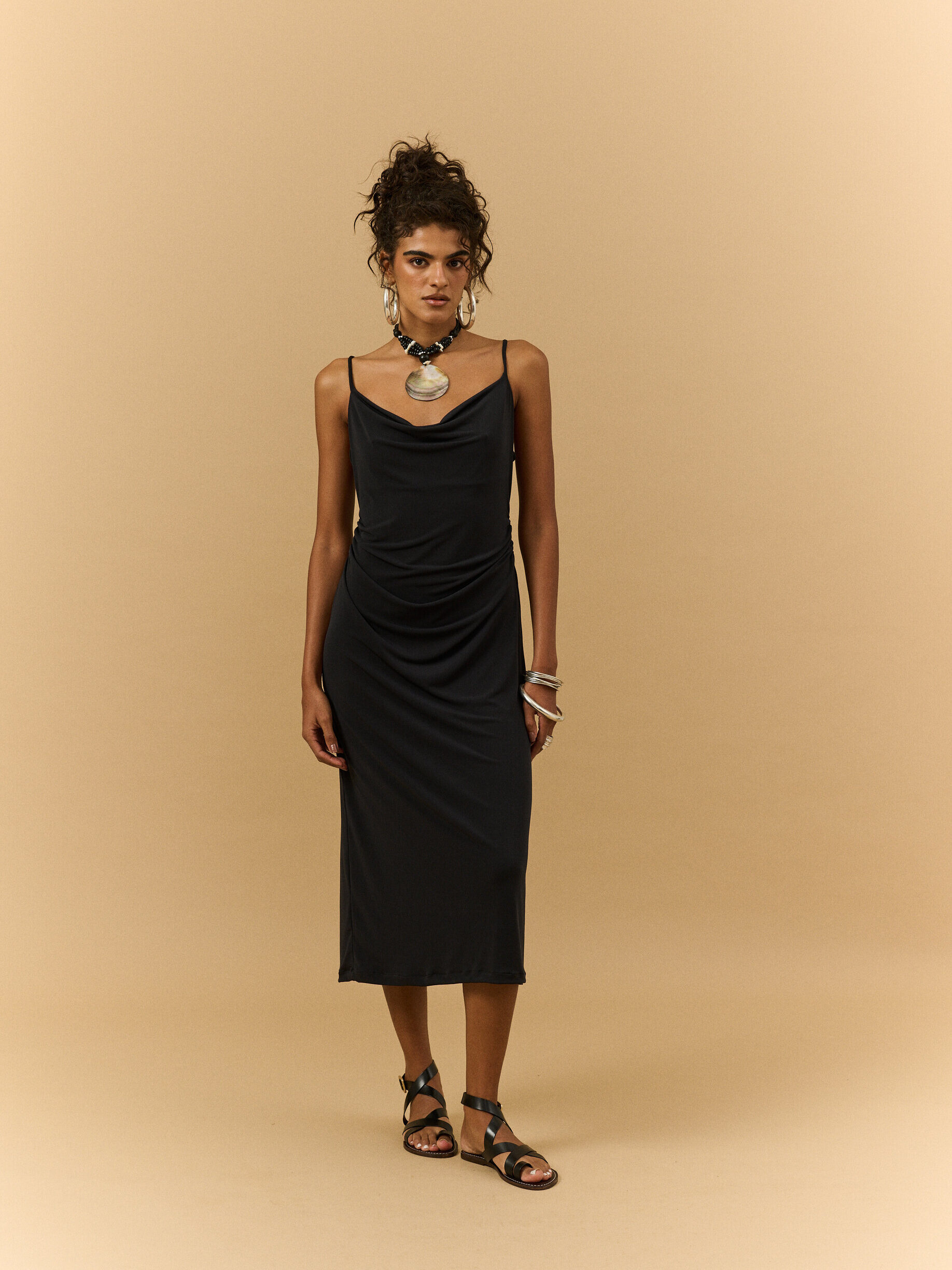 Vestido de Malha Lupita - Preto