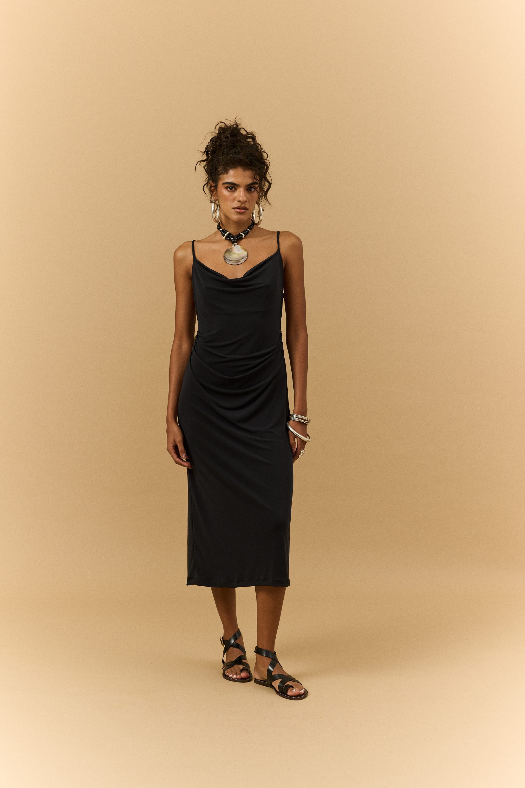 Vestido de Malha Lupita - Preto