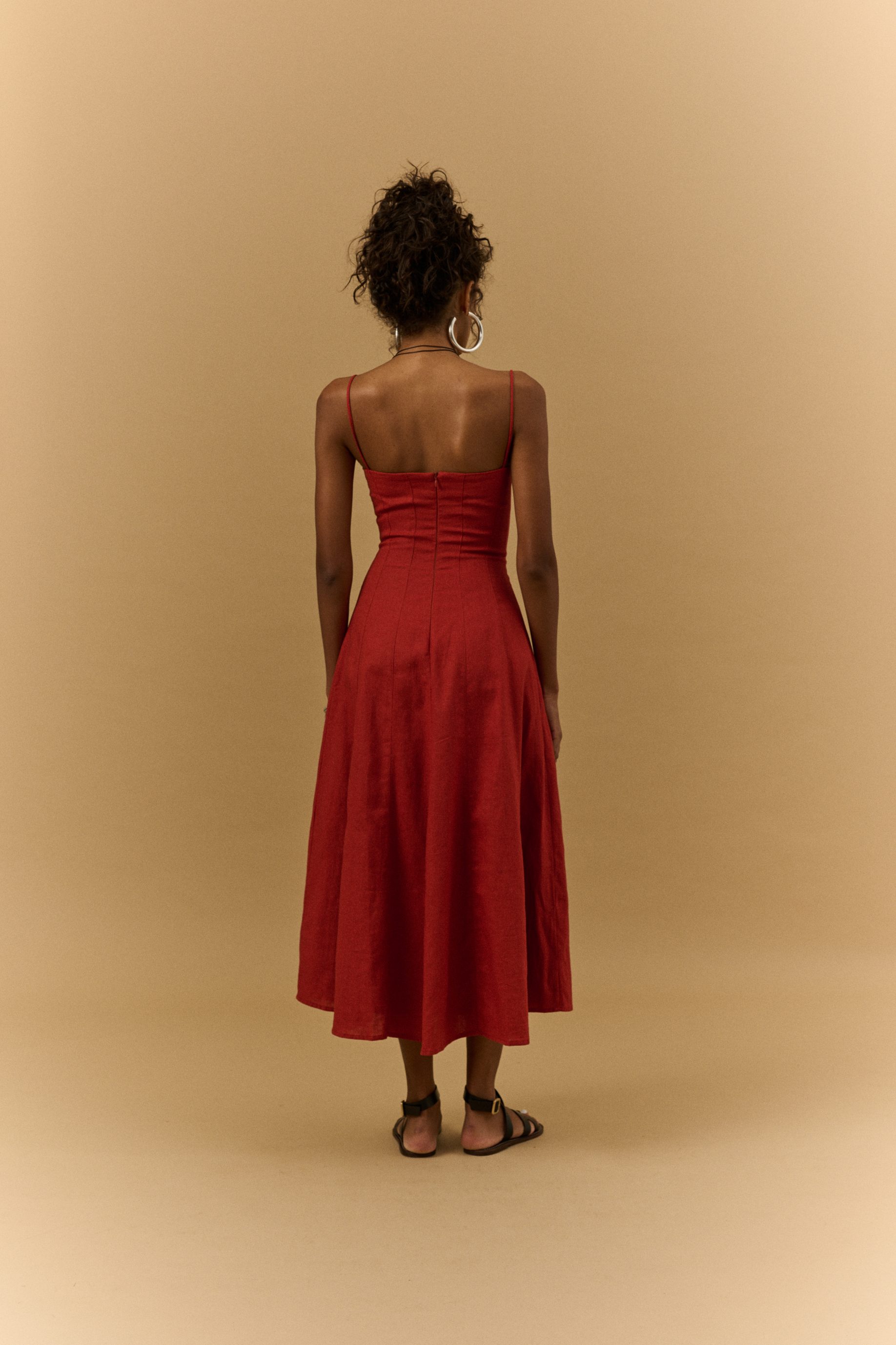 Vestido Rodado Giulia - Terra - Imagem 3