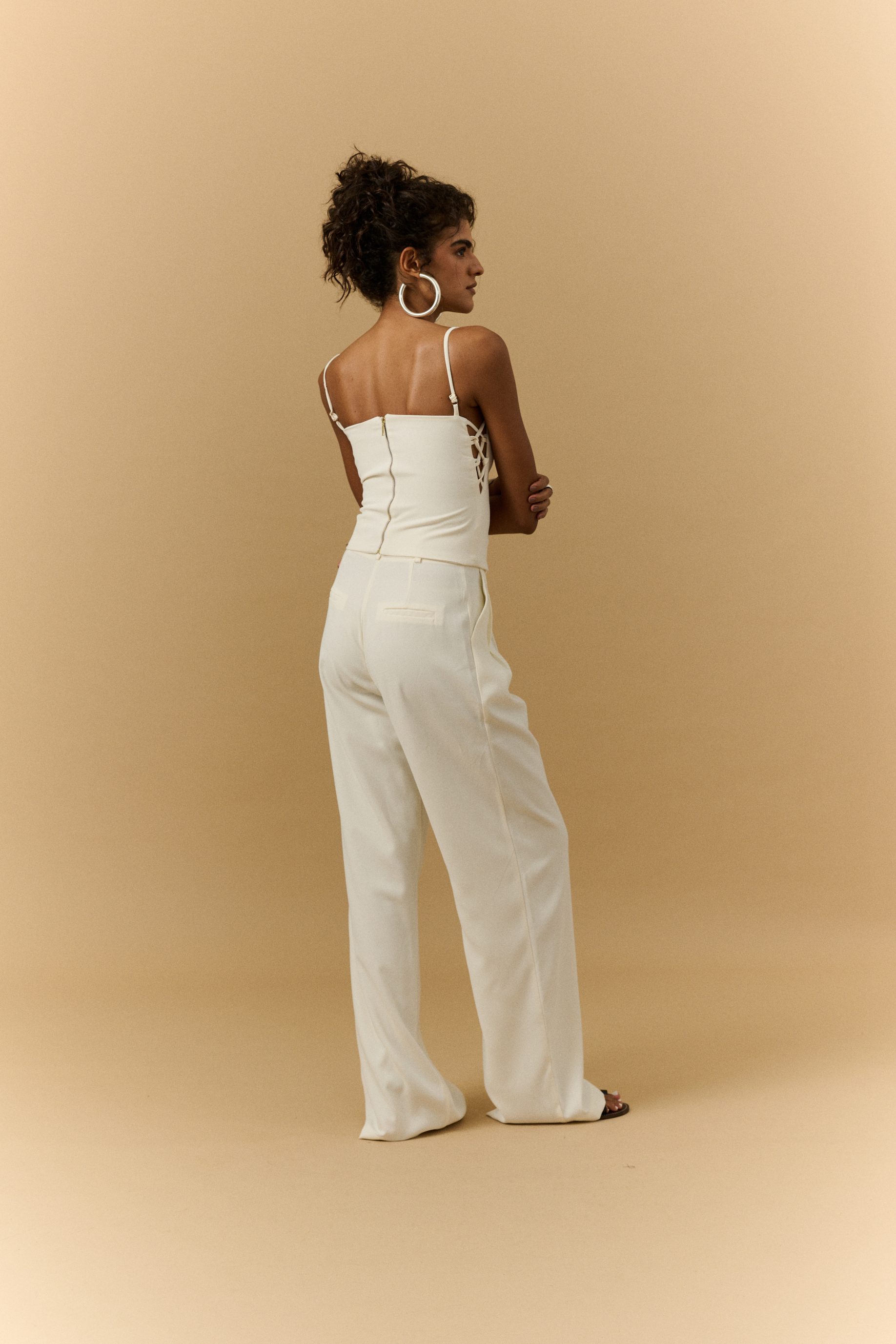 Corset Decote Lateral Isabela - Branco - Imagem 4